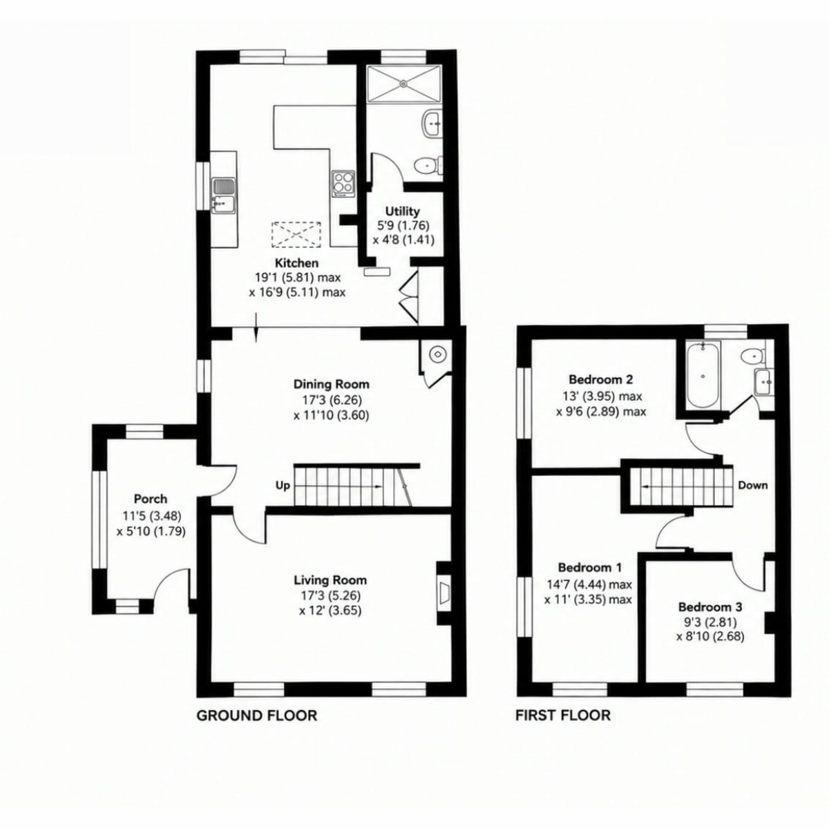 12, Cape Terrace, Penzance floorplan