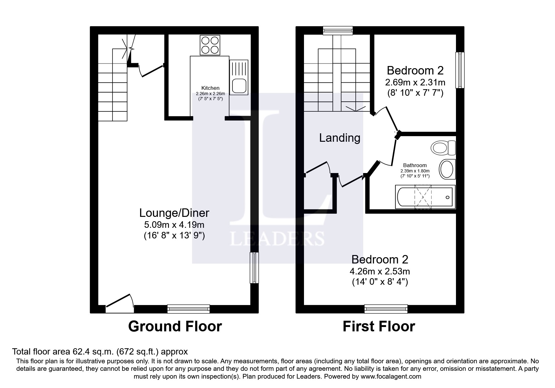 3, Mews Cottage, Emsworth floorplan