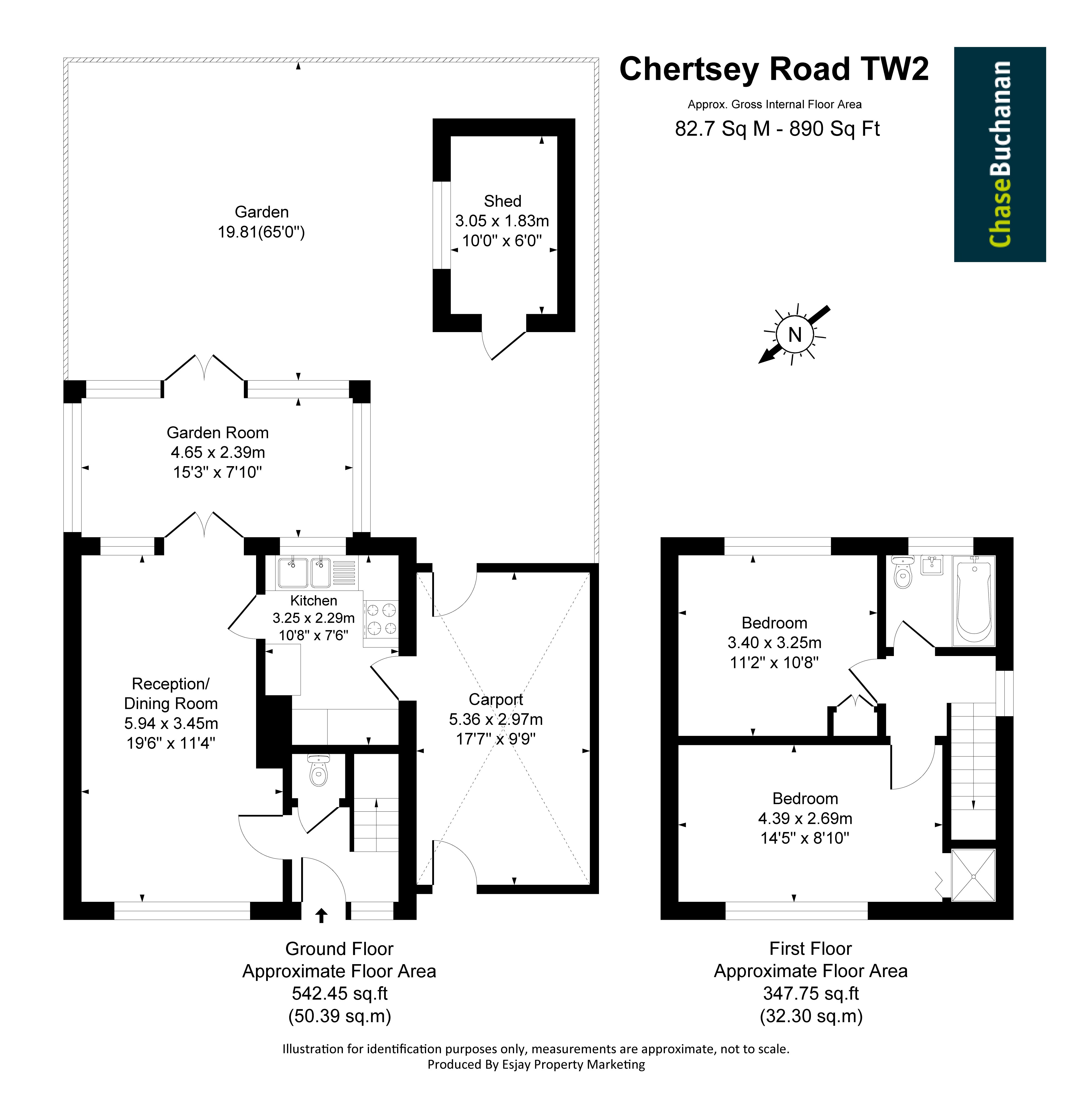 468, Chertsey Road, Twickenham floorplan
