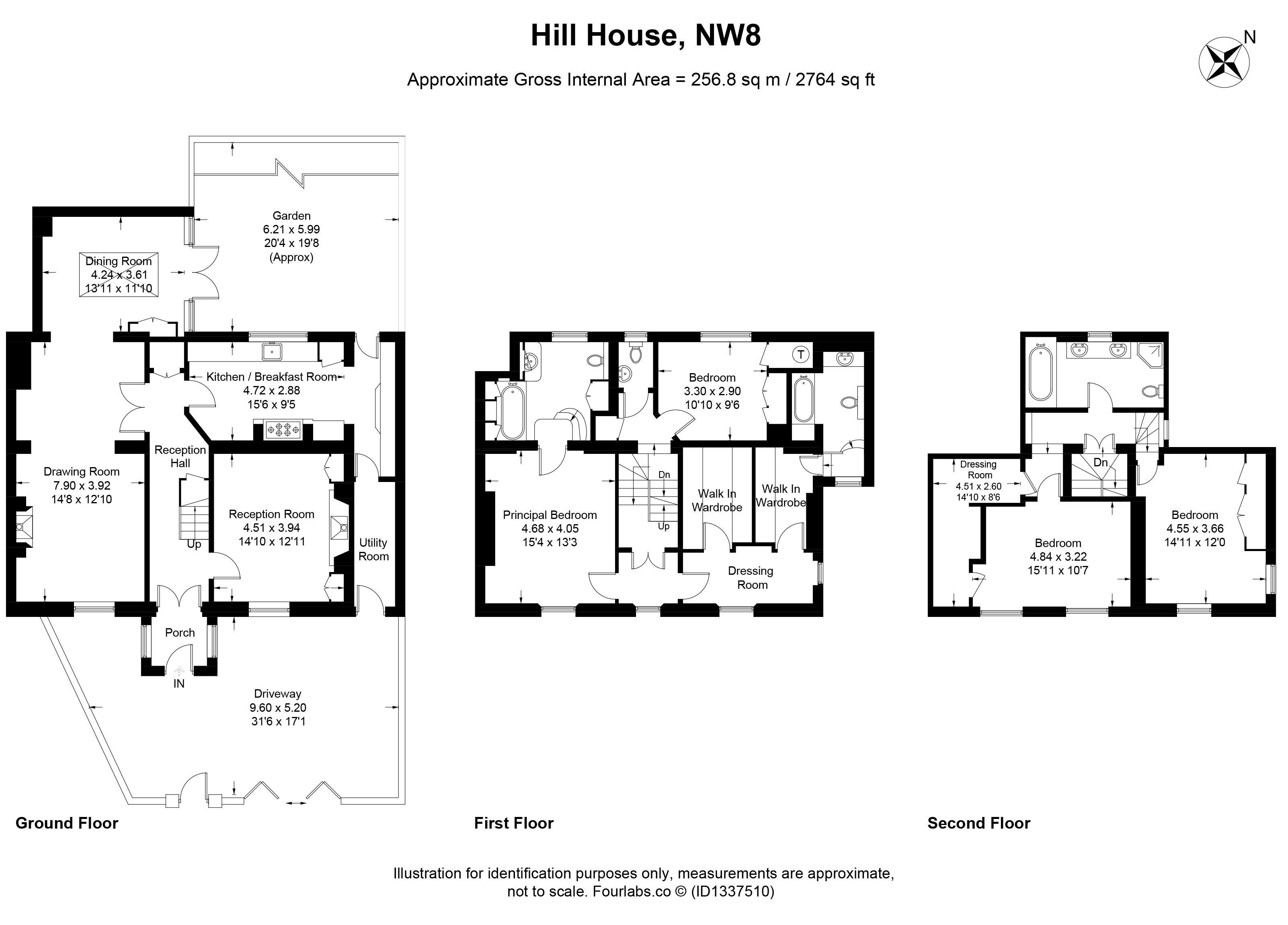 2, Hill House, Hill Road, London floorplan