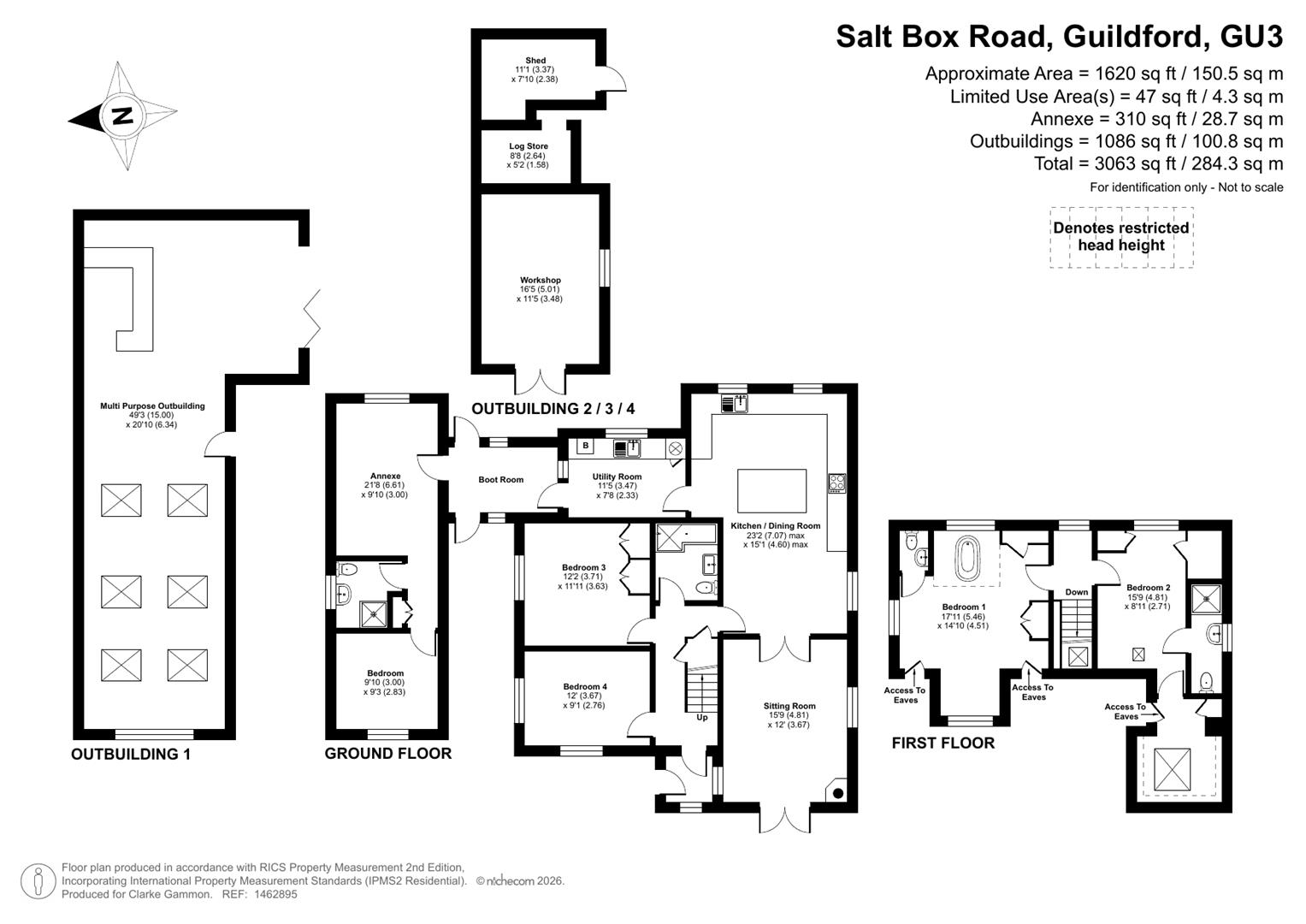 Windale, Salt Box Road, Guildford floorplan
