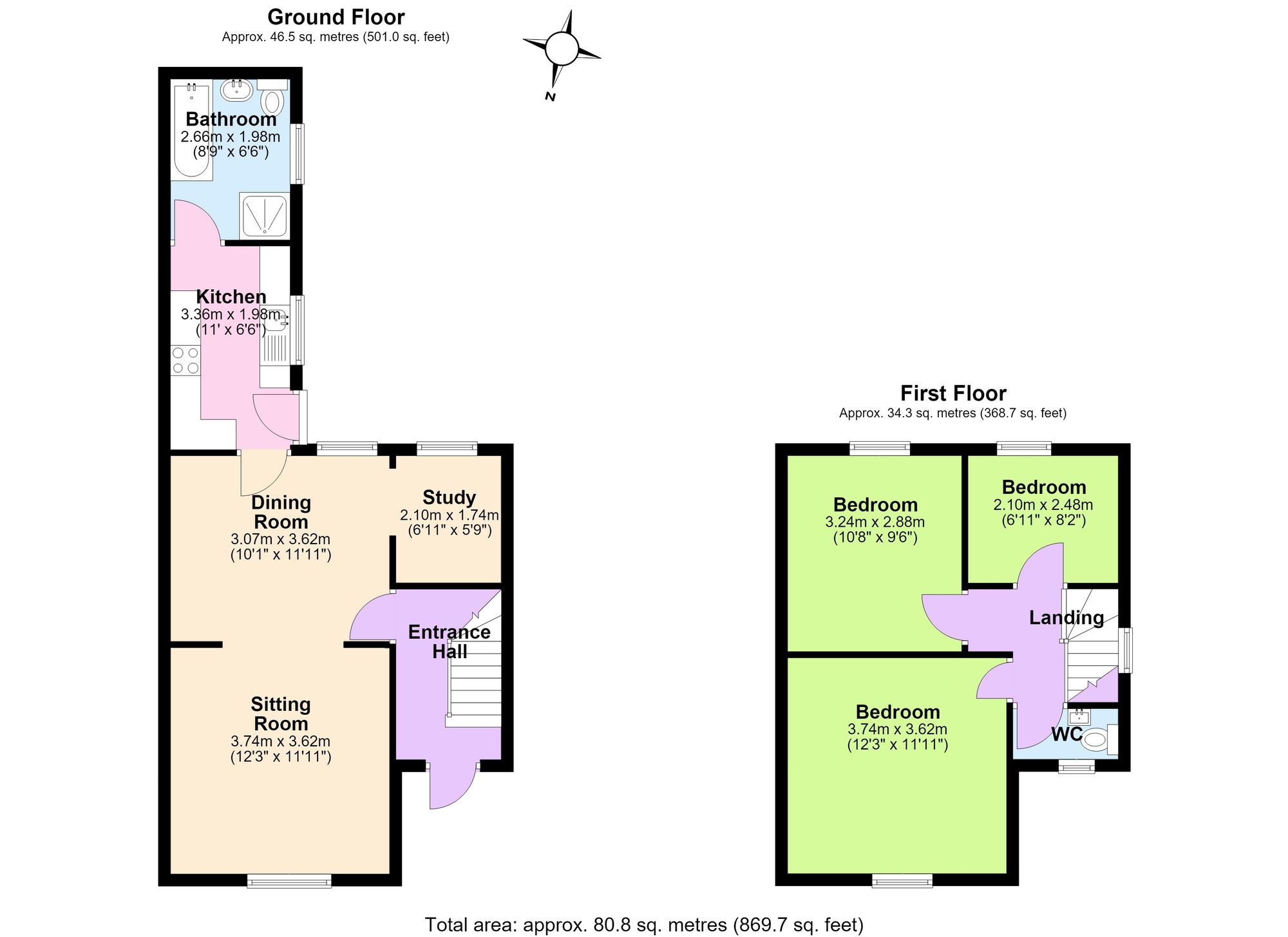 2 Kitchener Road, Leiston floorplan