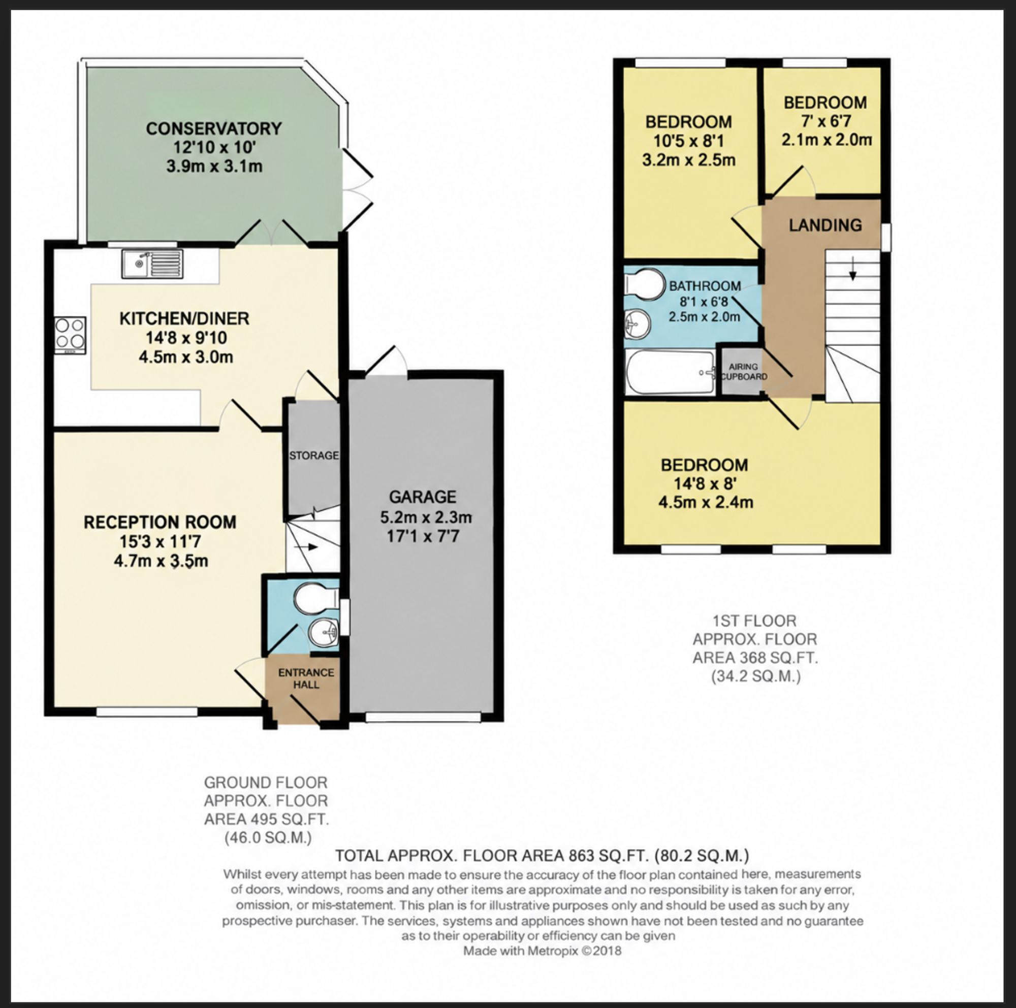 28 Belvedere Road, Wigan floorplan