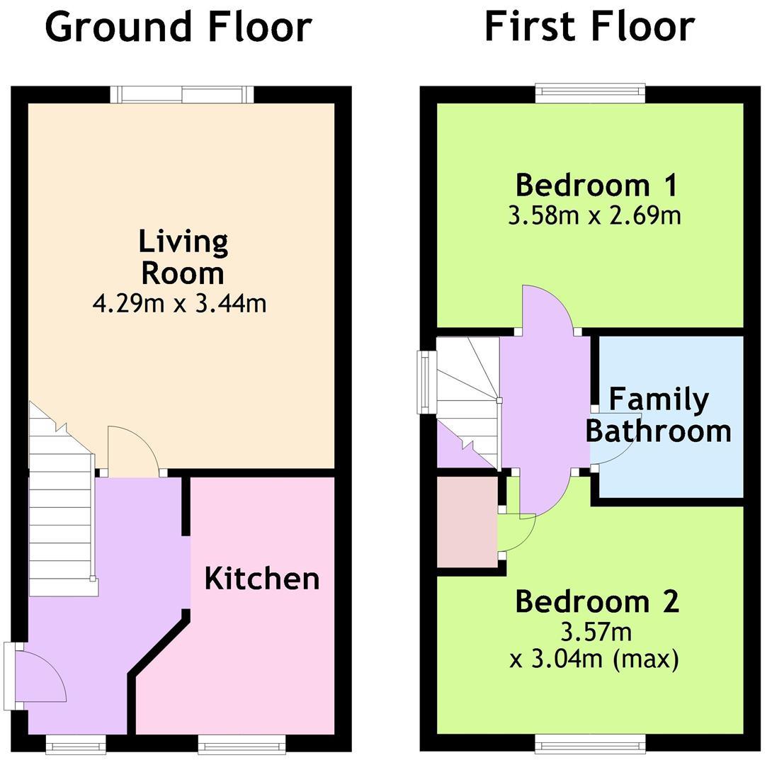 Lewis Way, Chepstow floorplan