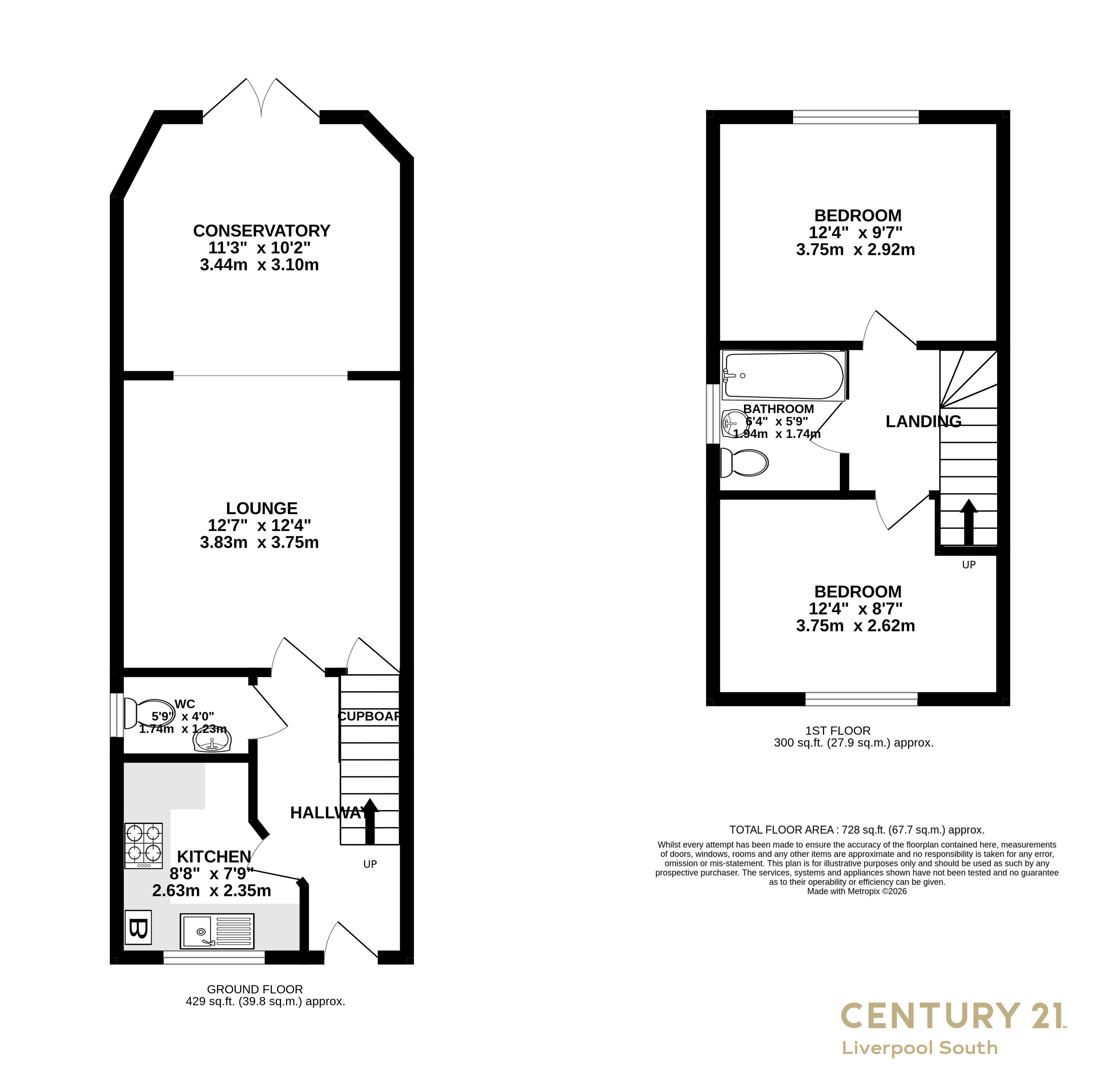 74, All Hallows Drive, LIVERPOOL floorplan