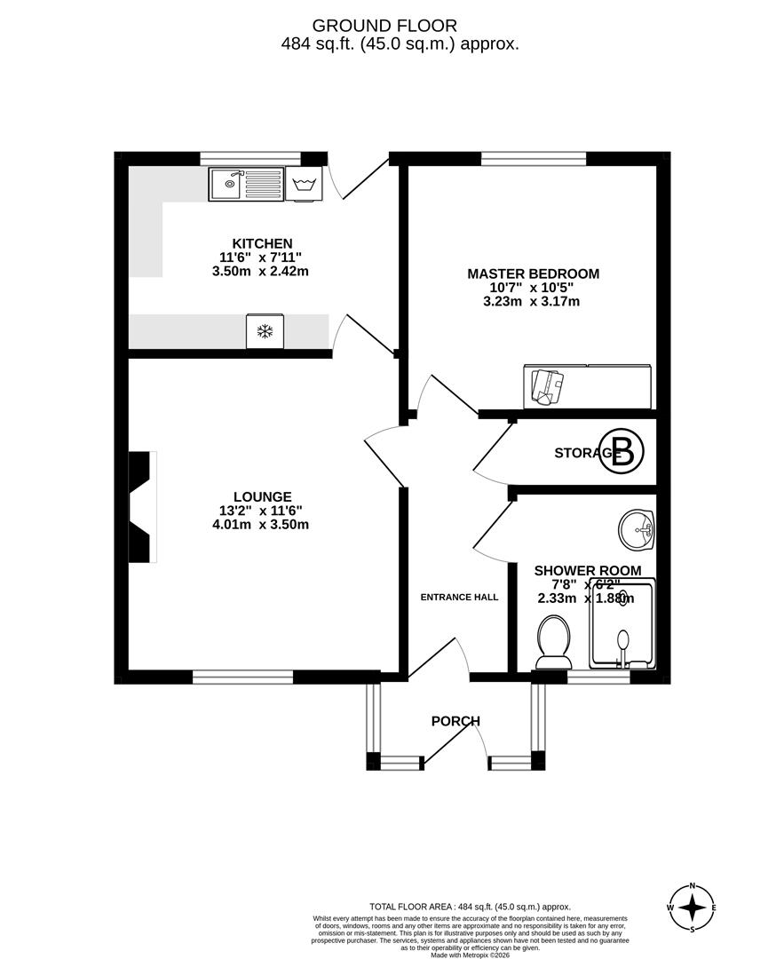 20, Kings Court, Leyland floorplan