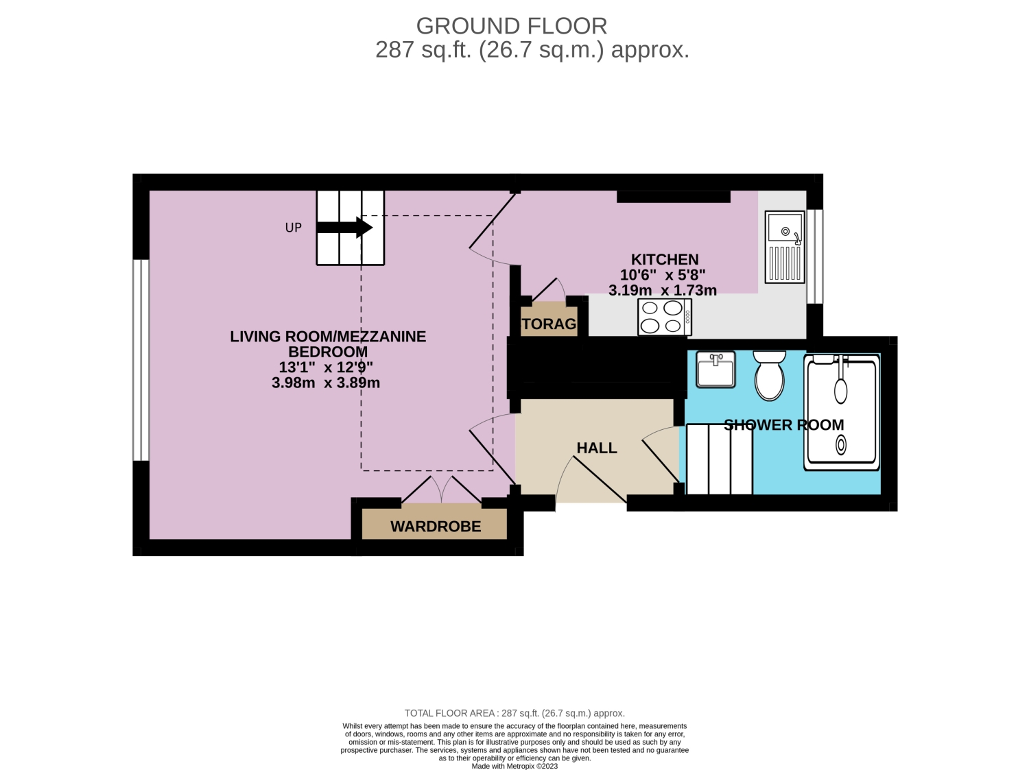8, Warwick Gardens House, Peckham floorplan