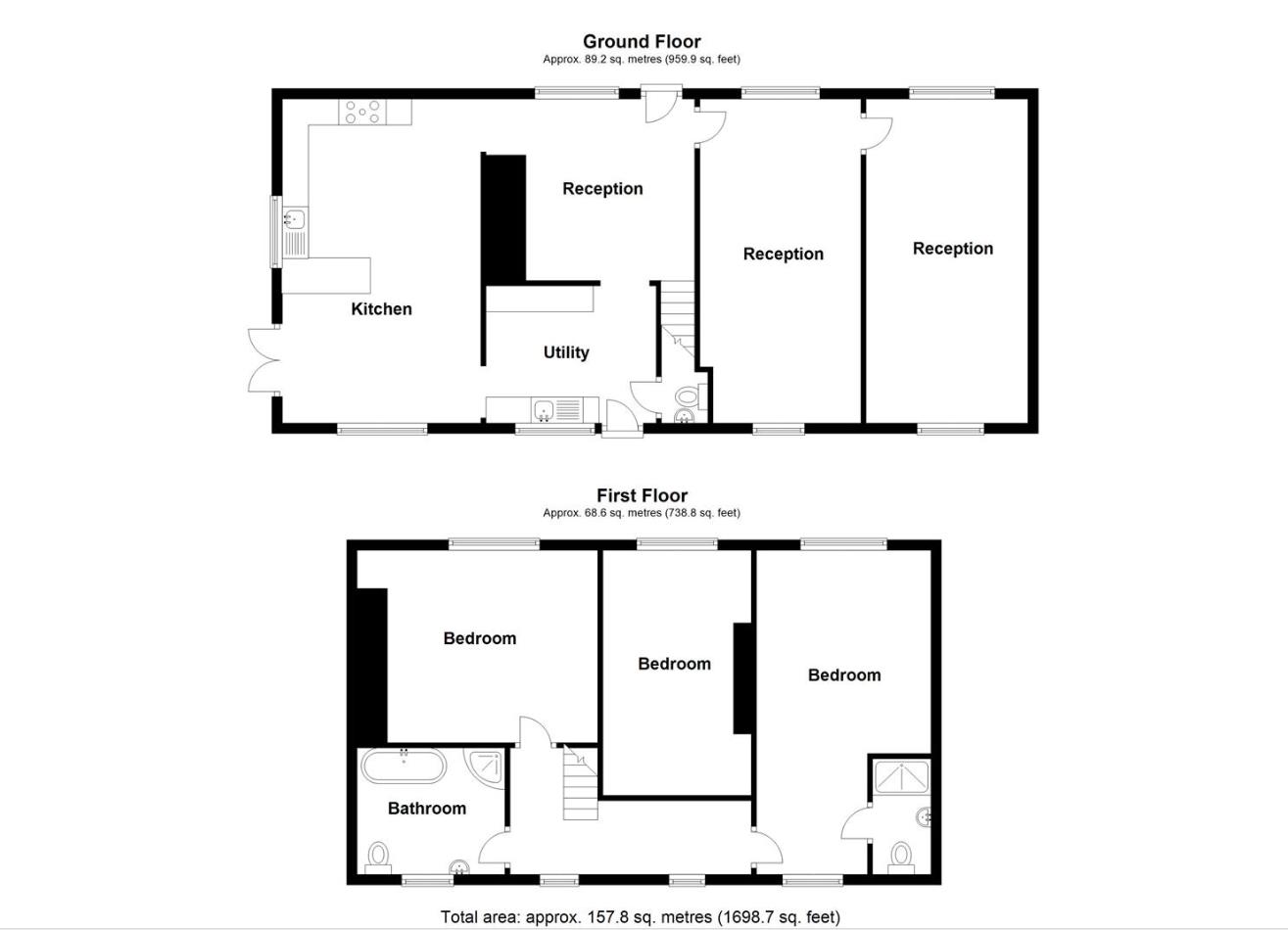 Garth, Glyn Ceiriog, Llangollen LL20, 4 bedroom detached house for sale