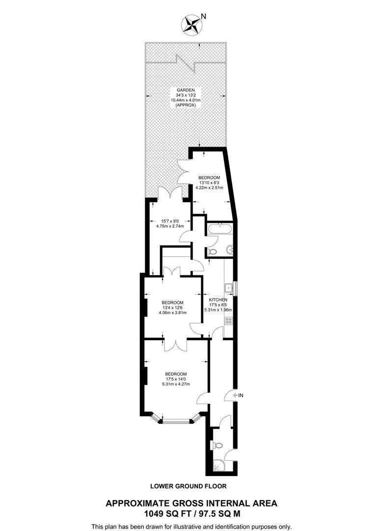 6A, Barclay Road, London floorplan