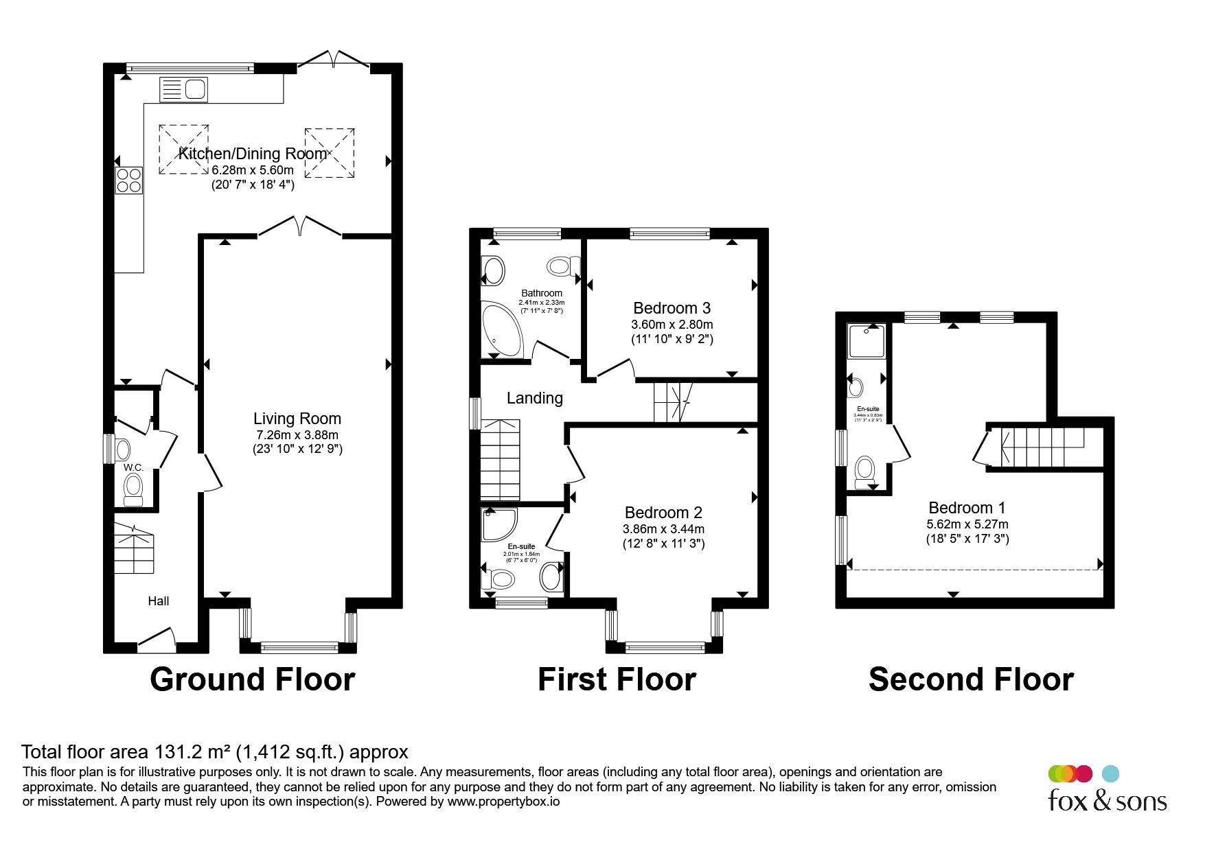 64, St. Anthonys Avenue, Eastbourne floorplan