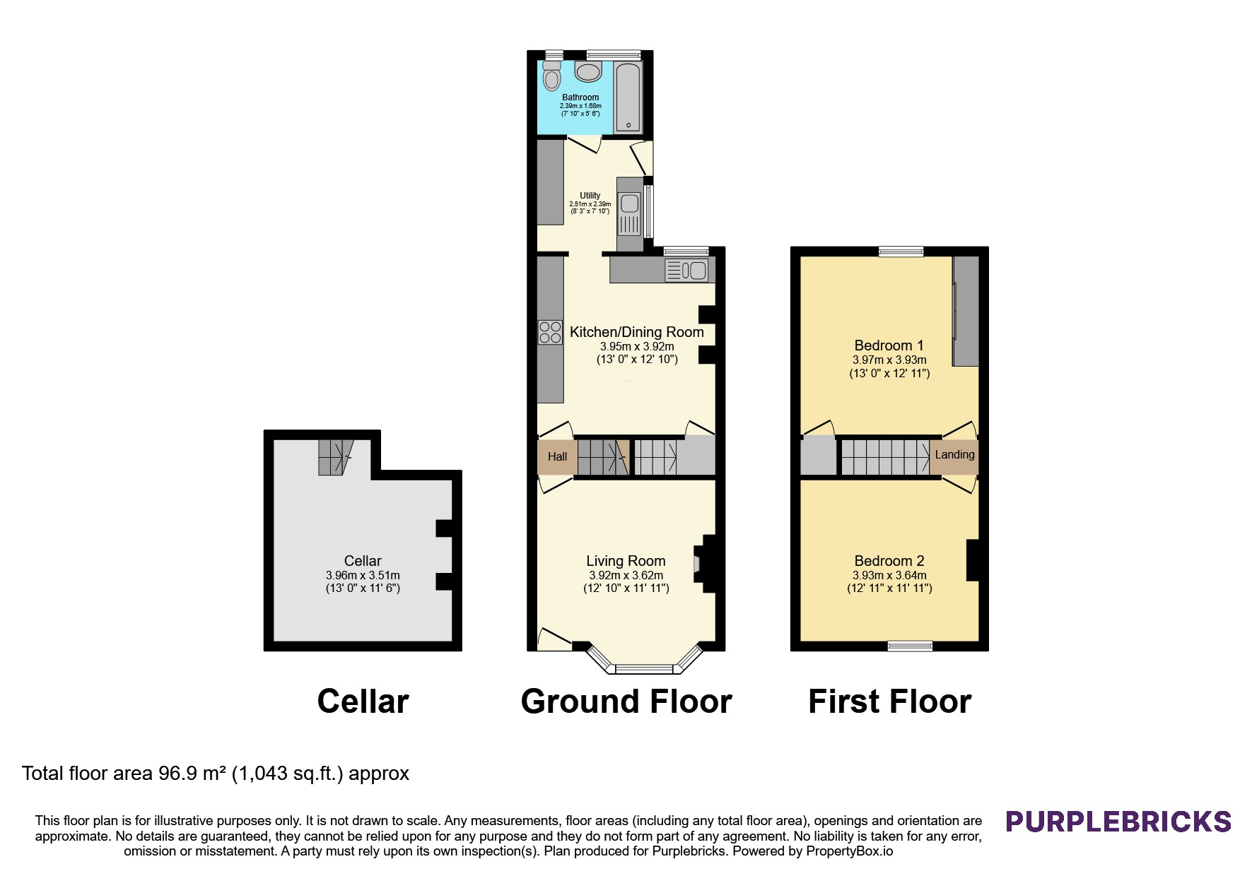 44, Edward Street, Barnsley floorplan