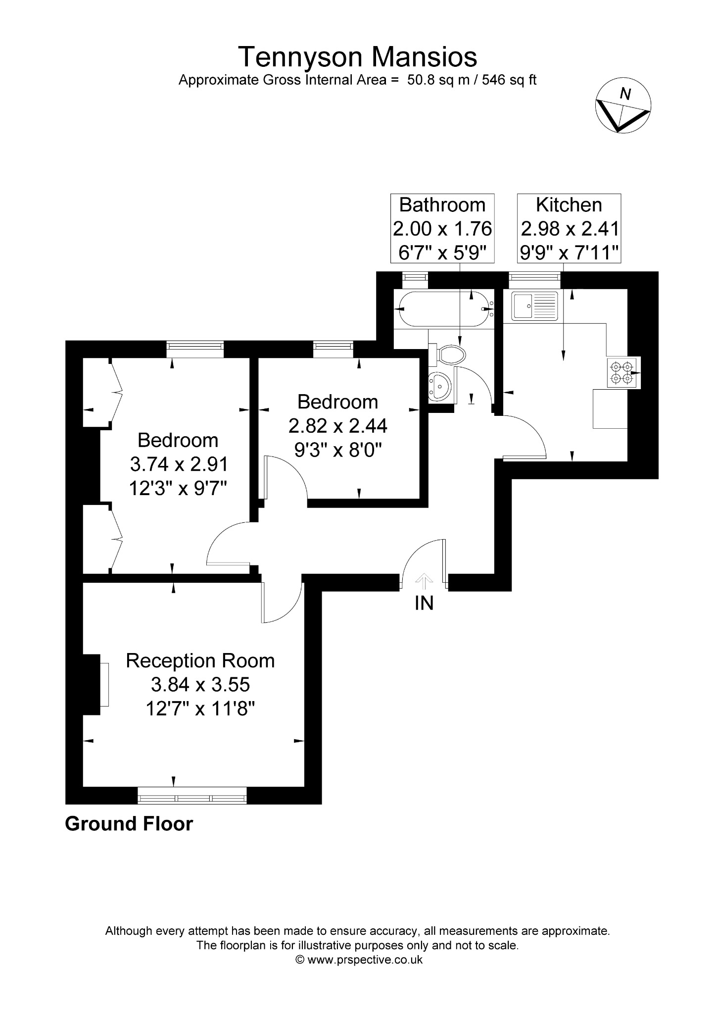 Tennyson Mansions, London floorplan