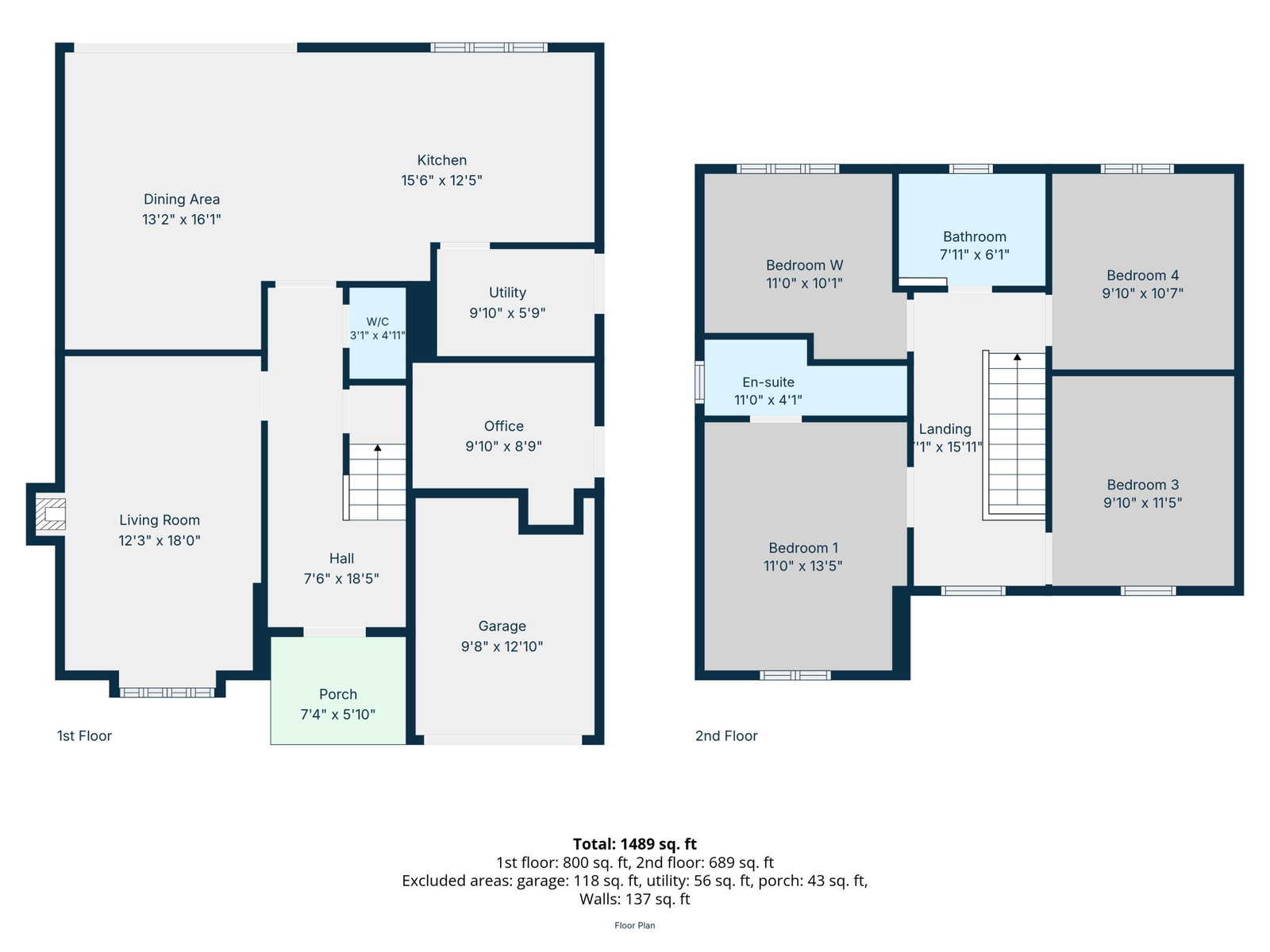 24, Slater Crescent, Up Holland floorplan