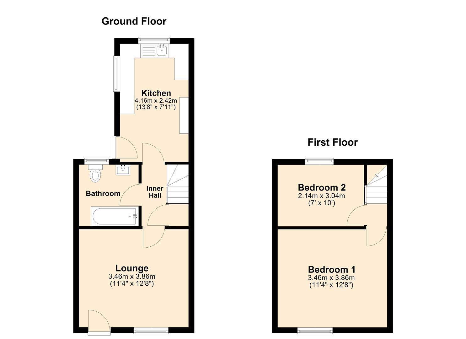 24, Baxtergate, Hedon Hull floorplan