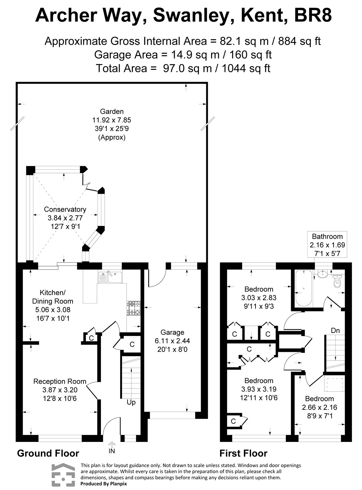 127, Archer Way, Kent floorplan