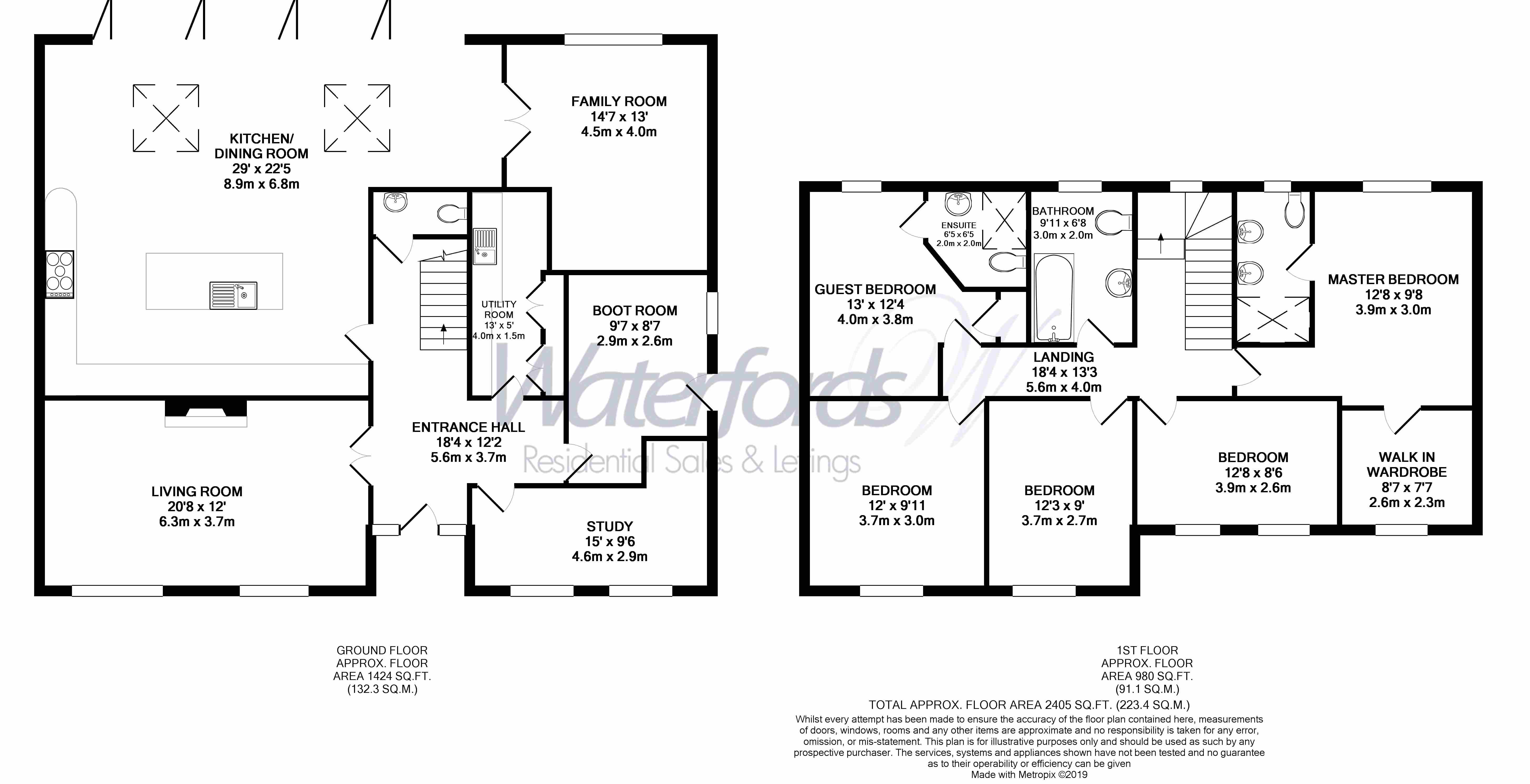 5 Bedrooms Detached house for sale in Old Bisley Road, Frimley, Camberley, Surrey GU16