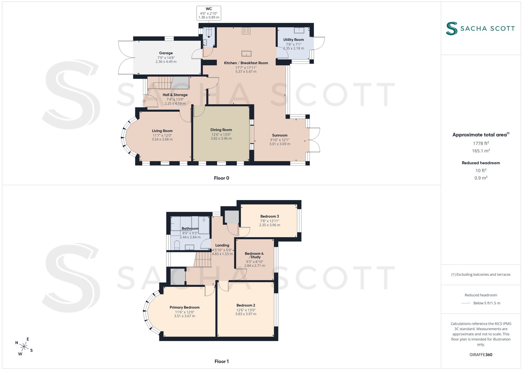 87 Tattenham Way, Tadworth floorplan