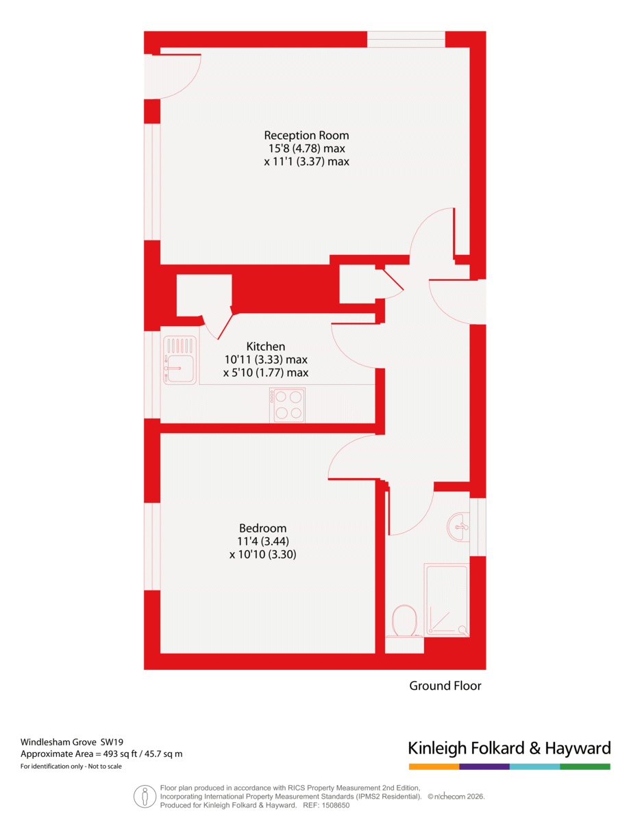 Flat 1, Banning House,, Windlesham Grove, London floorplan