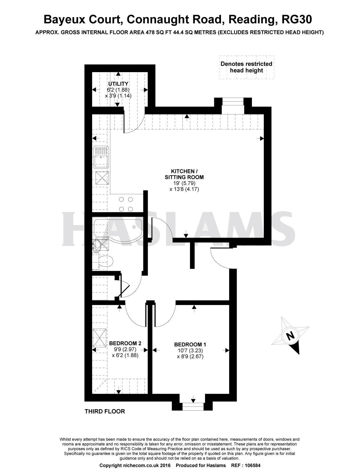 Bayeux Court, Connaught Road, Reading floorplan