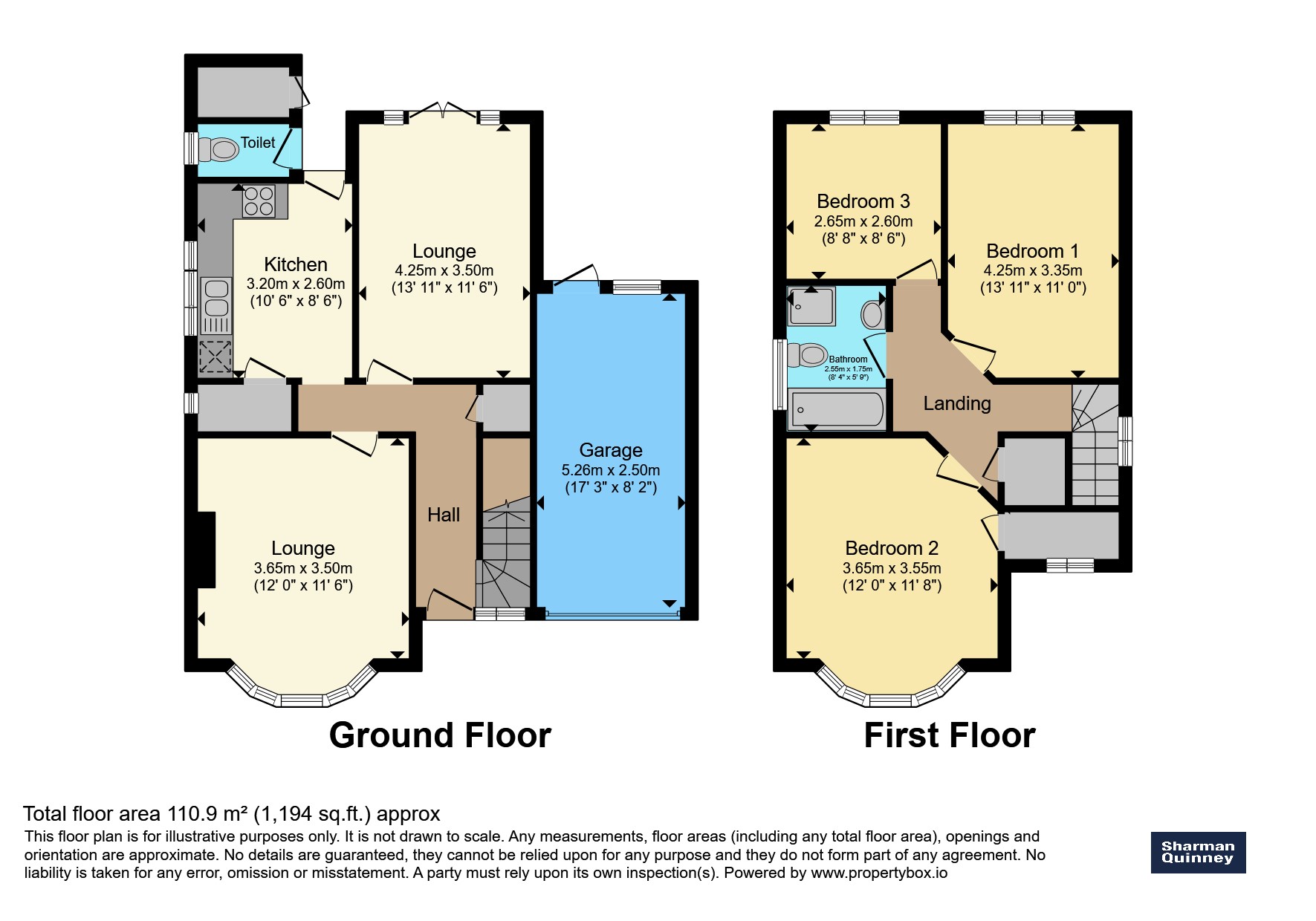 6, Charnwood Close, Peterborough floorplan