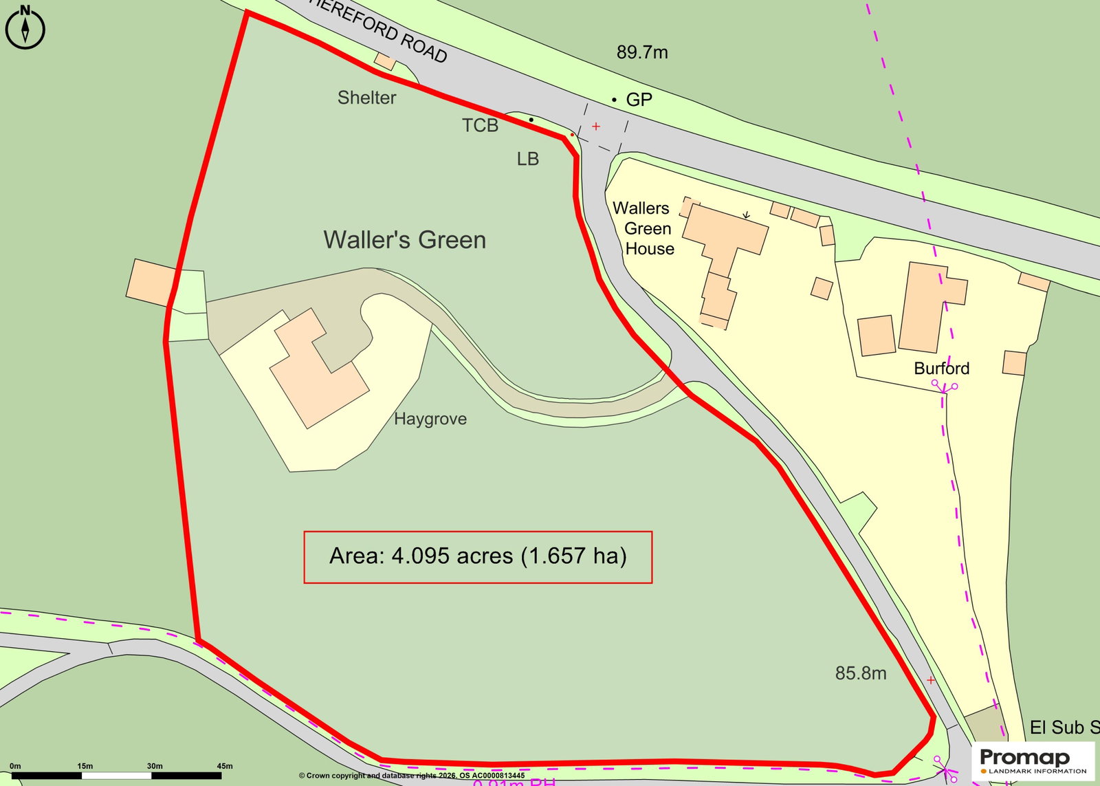 Haygrove Bungalow, Falcon Lane, Ledbury floorplan