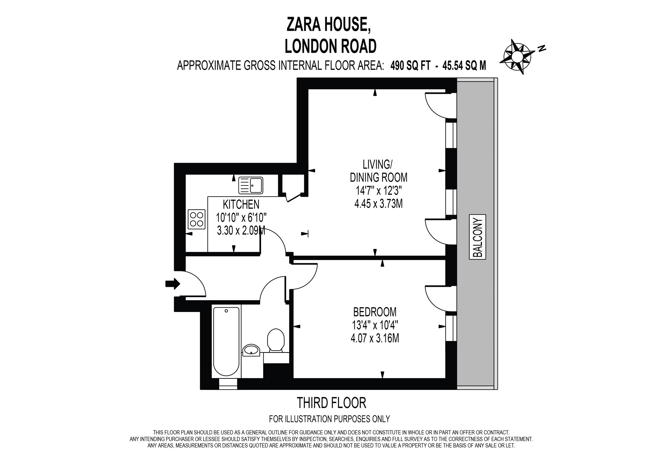 London Road, Croydon floorplan