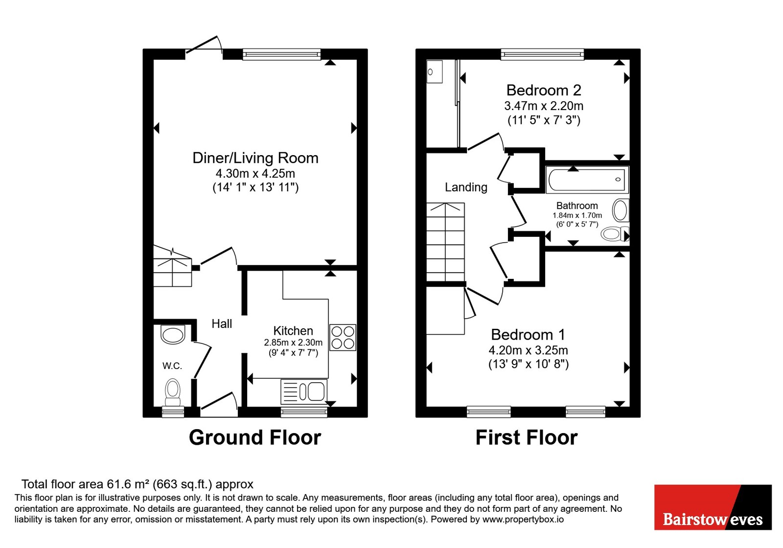 25, Jacklin Green, Woodford Green floorplan