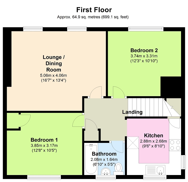 2 Bedrooms Maisonette for sale in Frimley Road, Chessington, Surrey. KT9