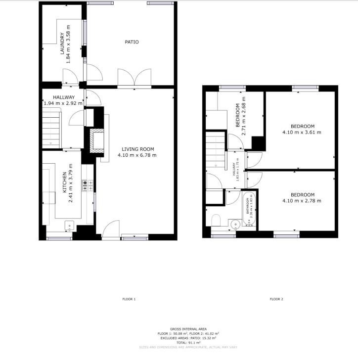 45, Didscourt, Hull floorplan