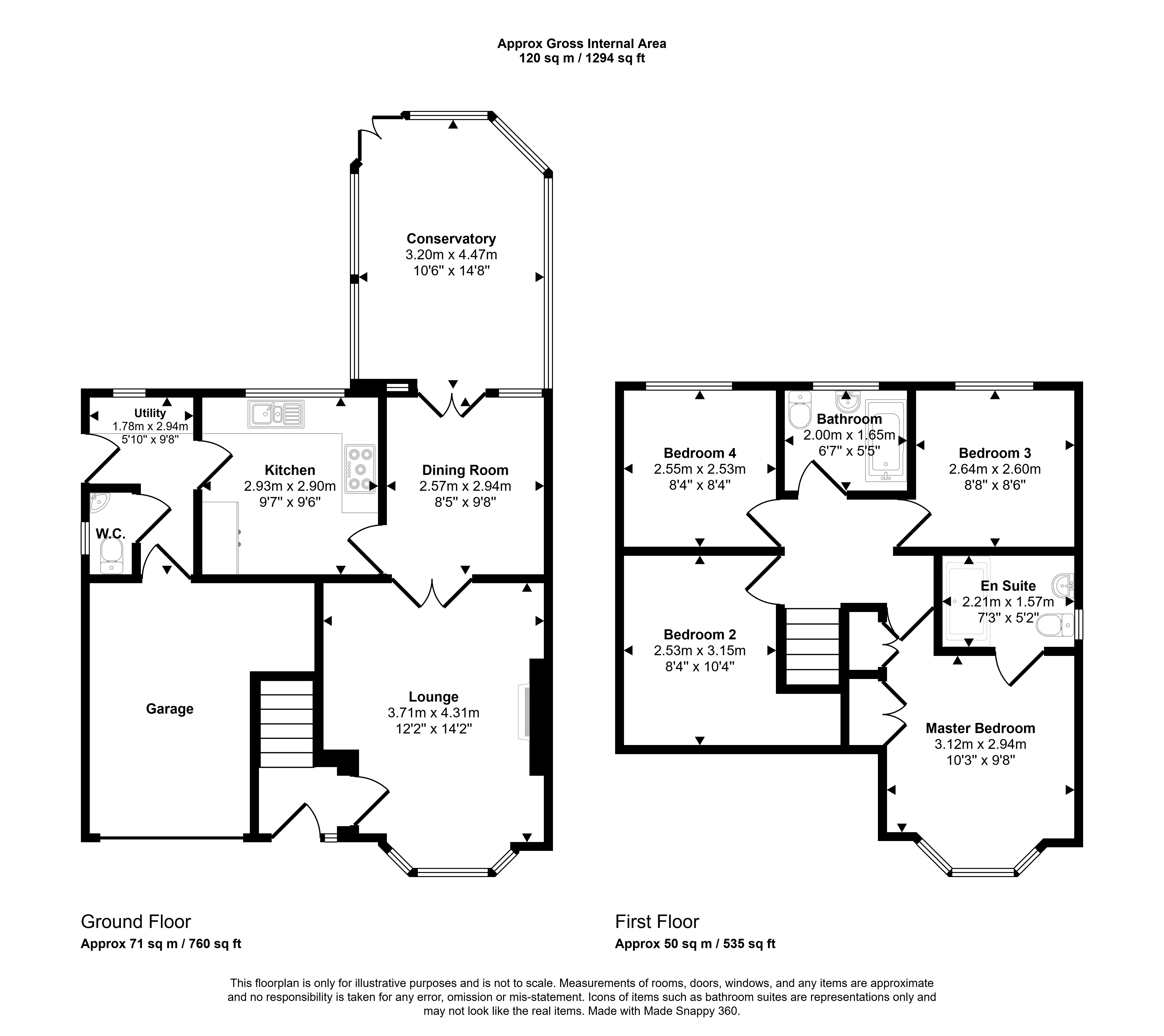 5, Richmond Close, Bedlington floorplan