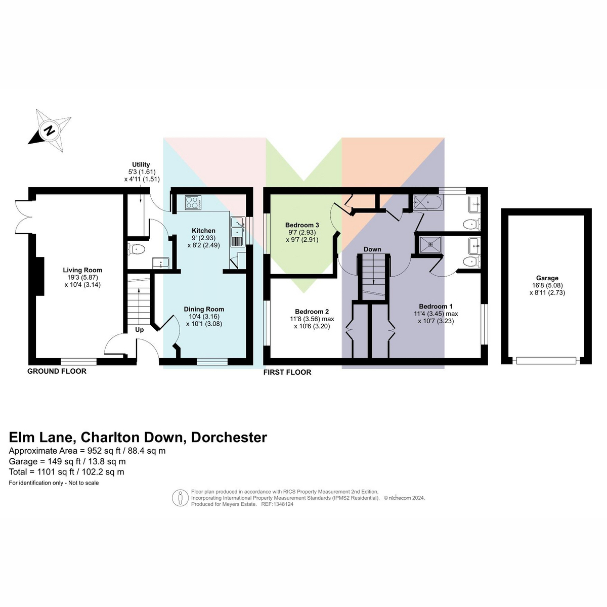 2, Elm Lane, Charlton Down floorplan