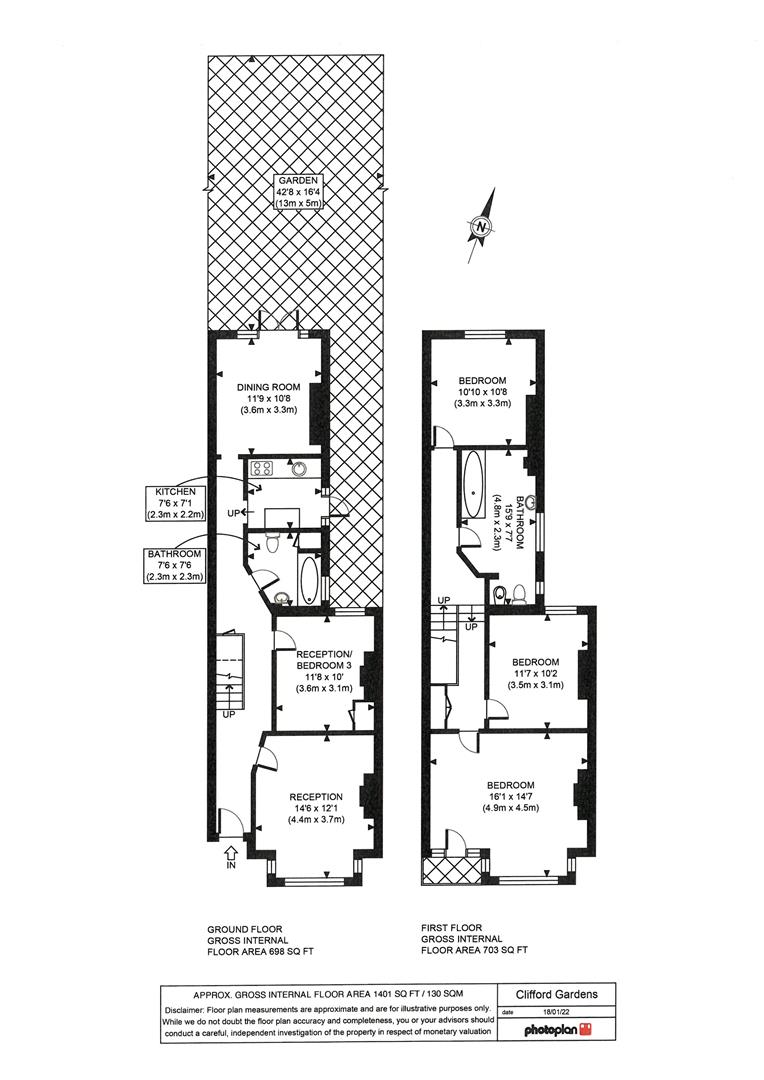 Clifford Gardens, Kensal Rise, London NW10, 3 bedroom terraced house