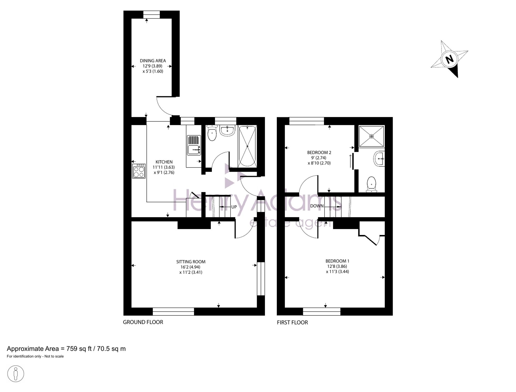 6 Farne Lane, Chichester floorplan