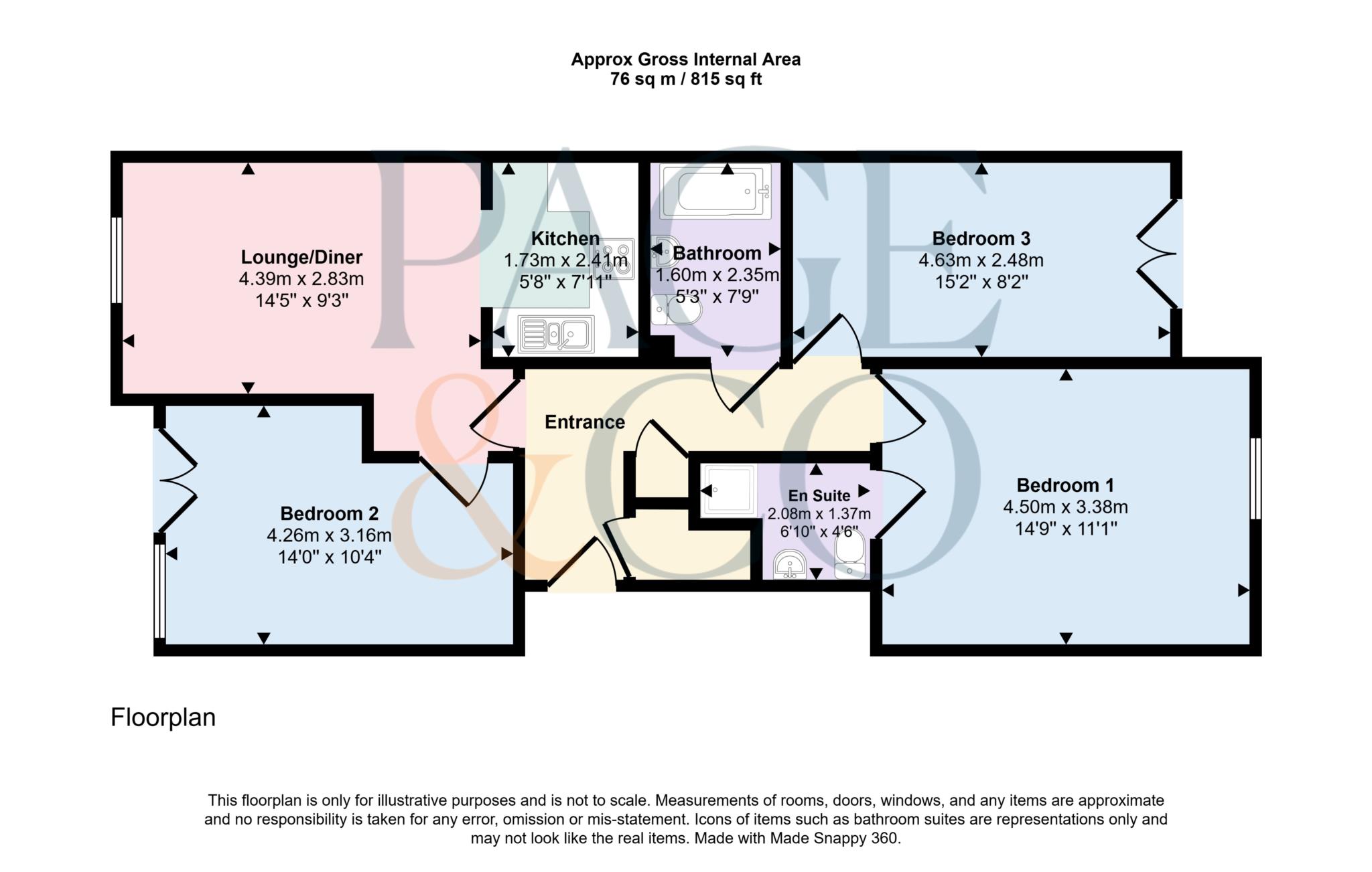81, St Andrew`s Close, Canterbury floorplan