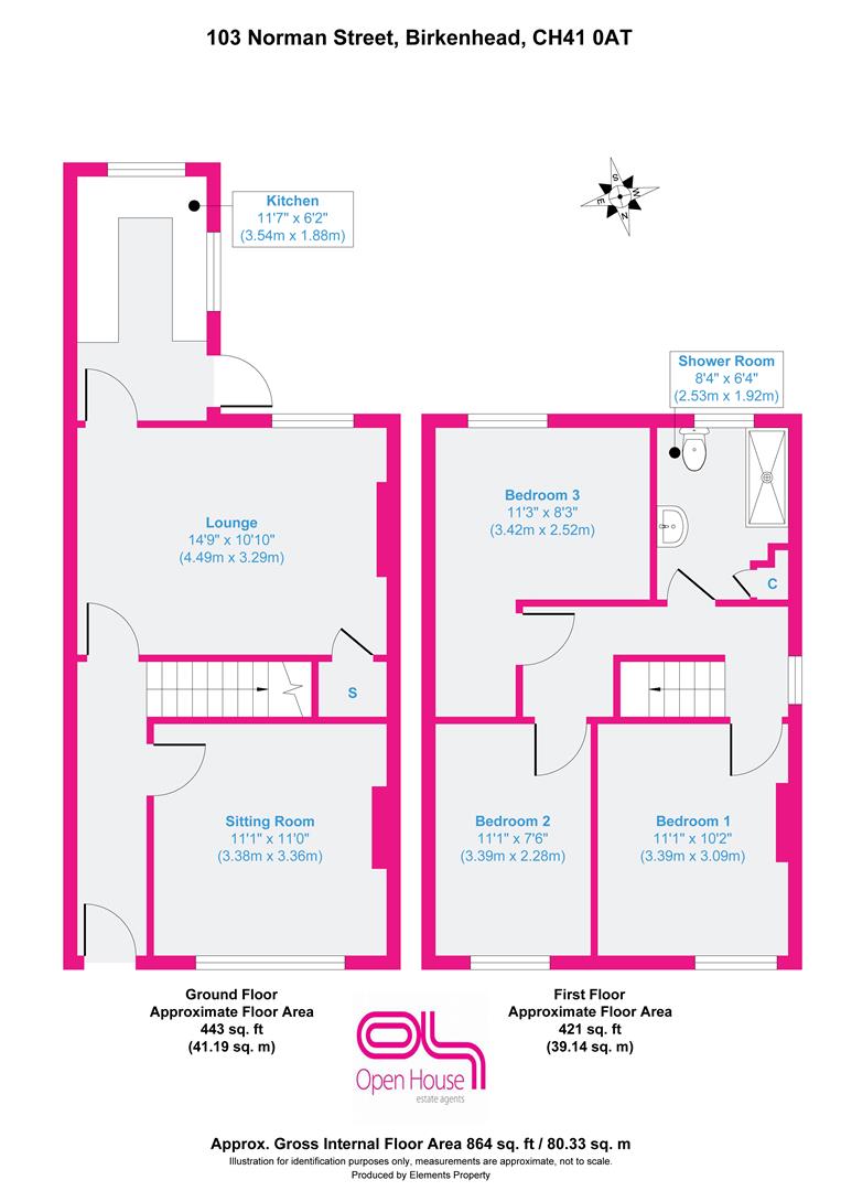 103, Norman Street, Birkenhead floorplan