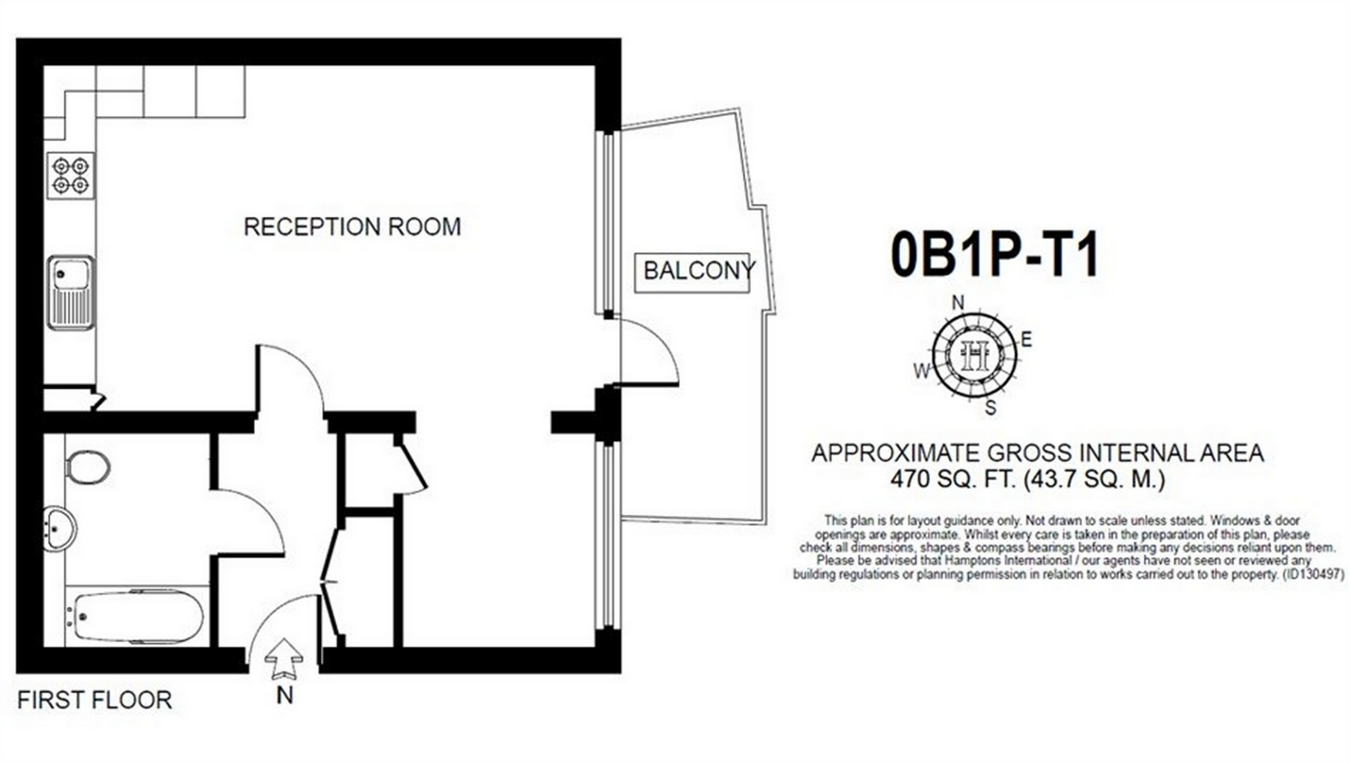 1 Bedrooms Flat to rent in Fulton Road, Wembley HA9