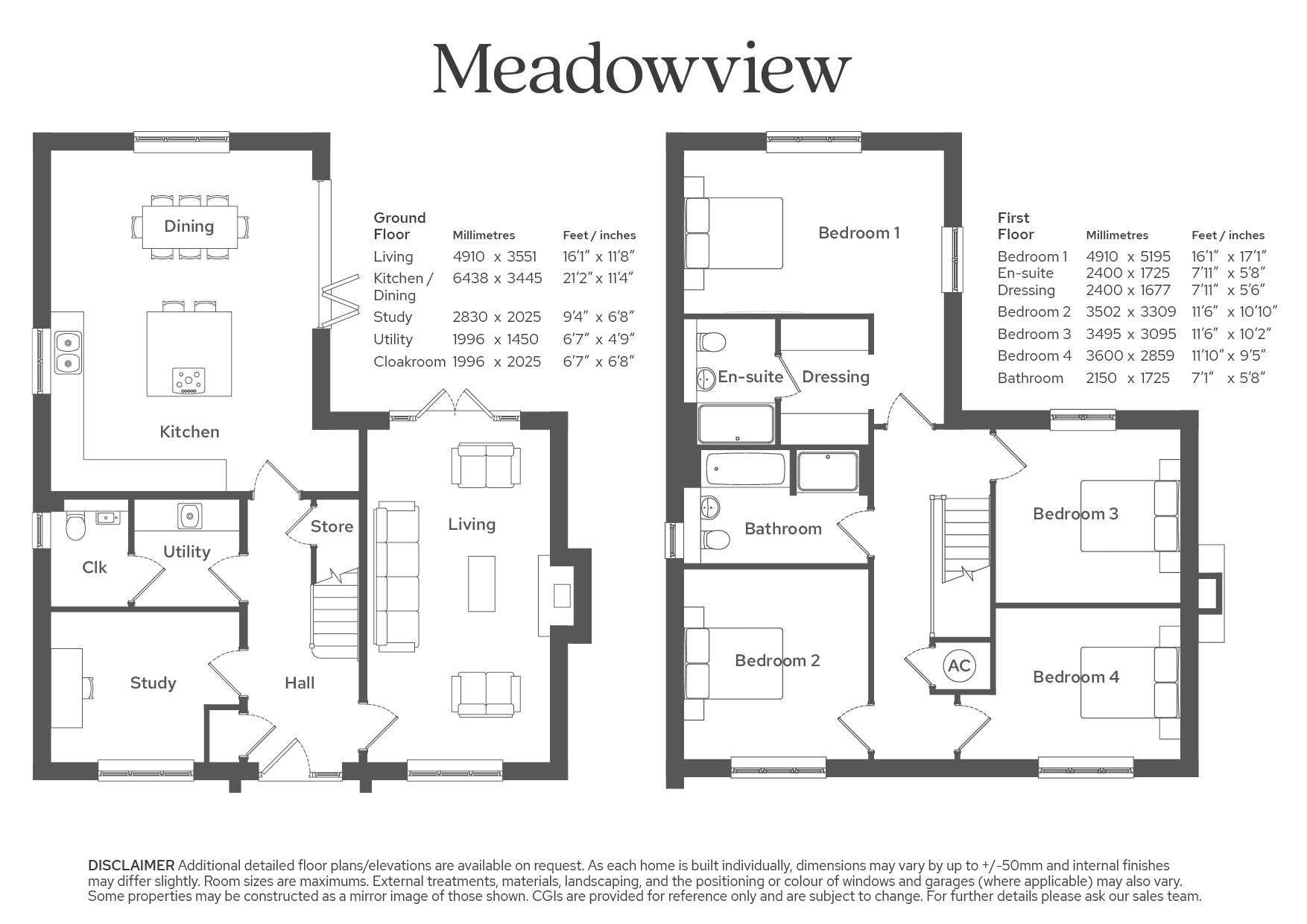 Meadowview Plot 27,, Plot 27, The Meadowview, Churchill, Winscombe floorplan