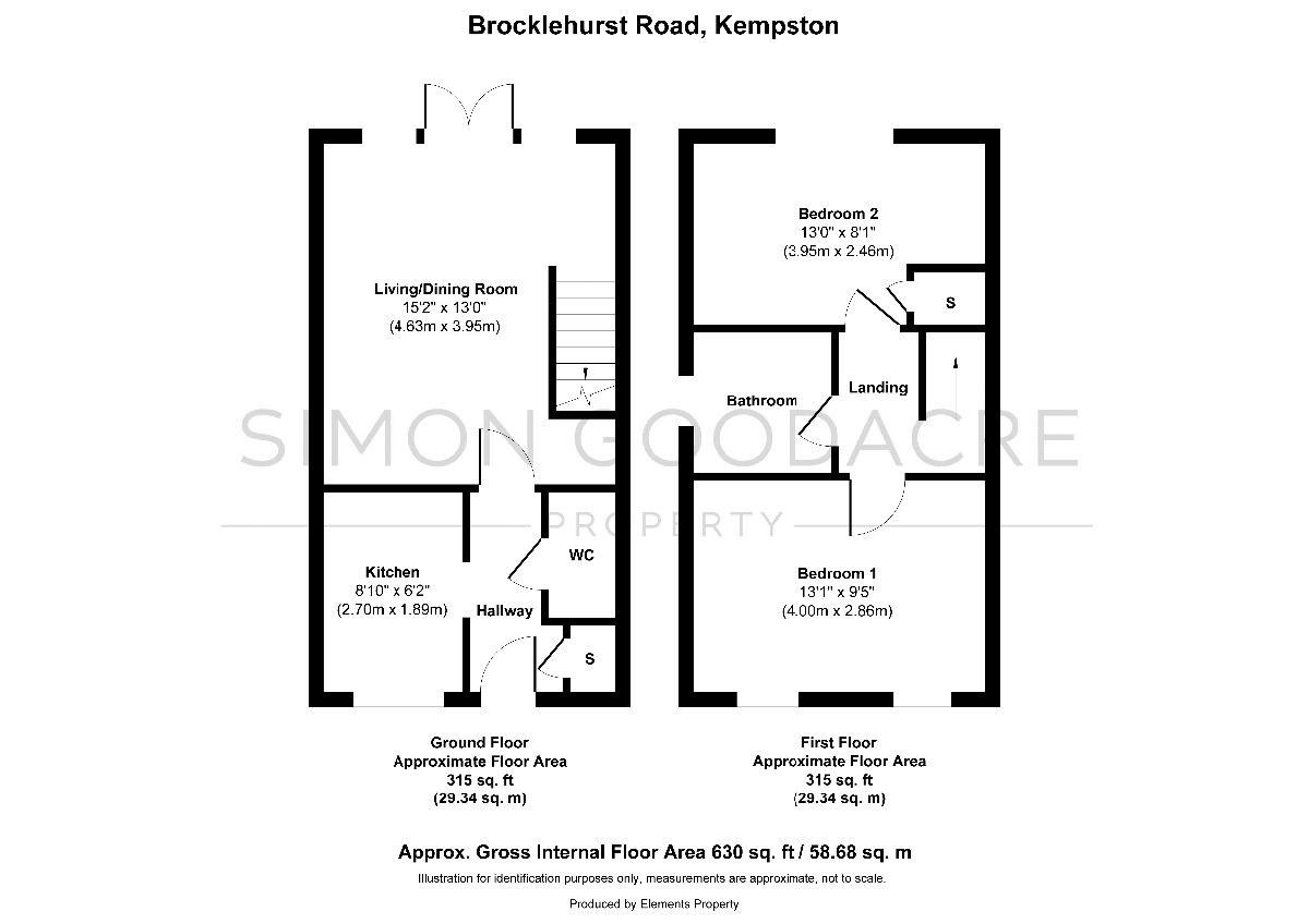 9 Brocklehurst Road, Bedford floorplan