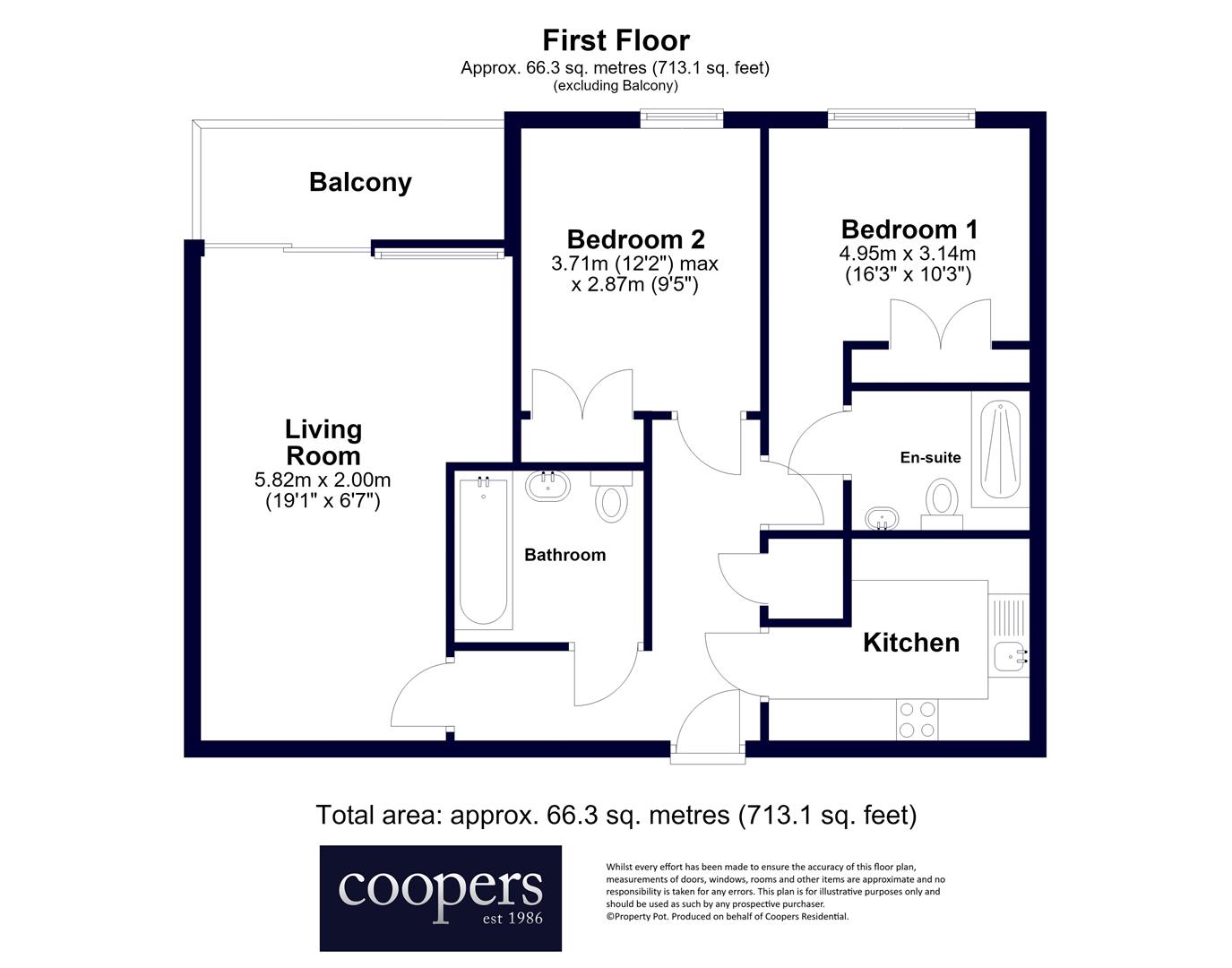 88, Bourne Court, Ruislip floorplan