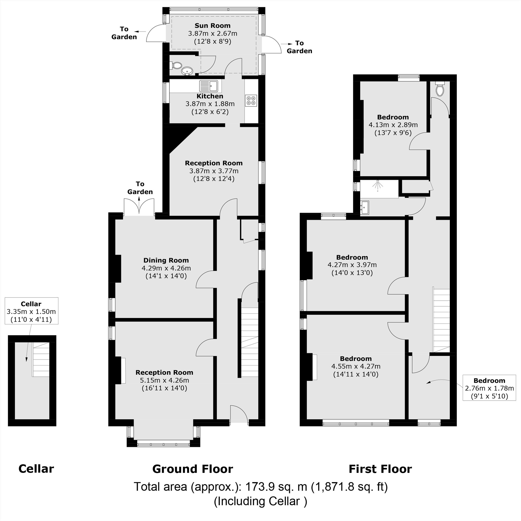 75, High Street, Hampton floorplan