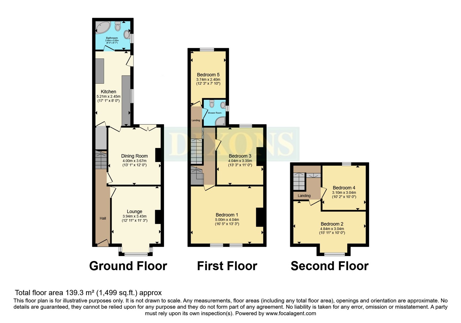 128, Raddlebarn Road, West Midlands floorplan