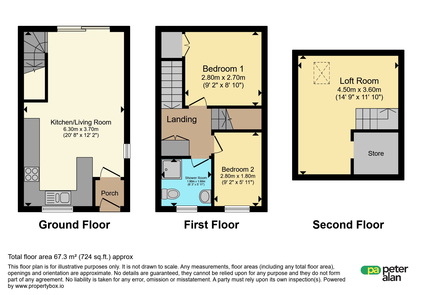 14, Dan-Y-Darren, Caerphilly floorplan