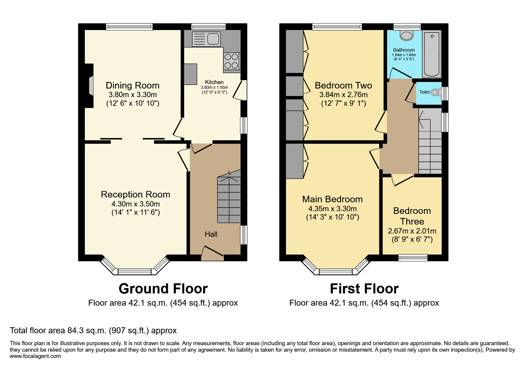 10, Rocher Close, Sheffield floorplan