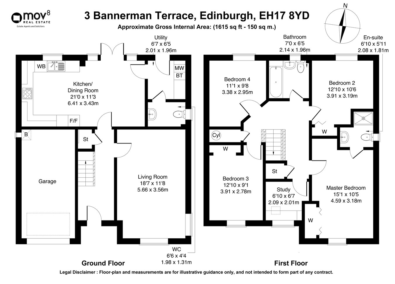 3, Bannerman Terrace, Edinburgh floorplan