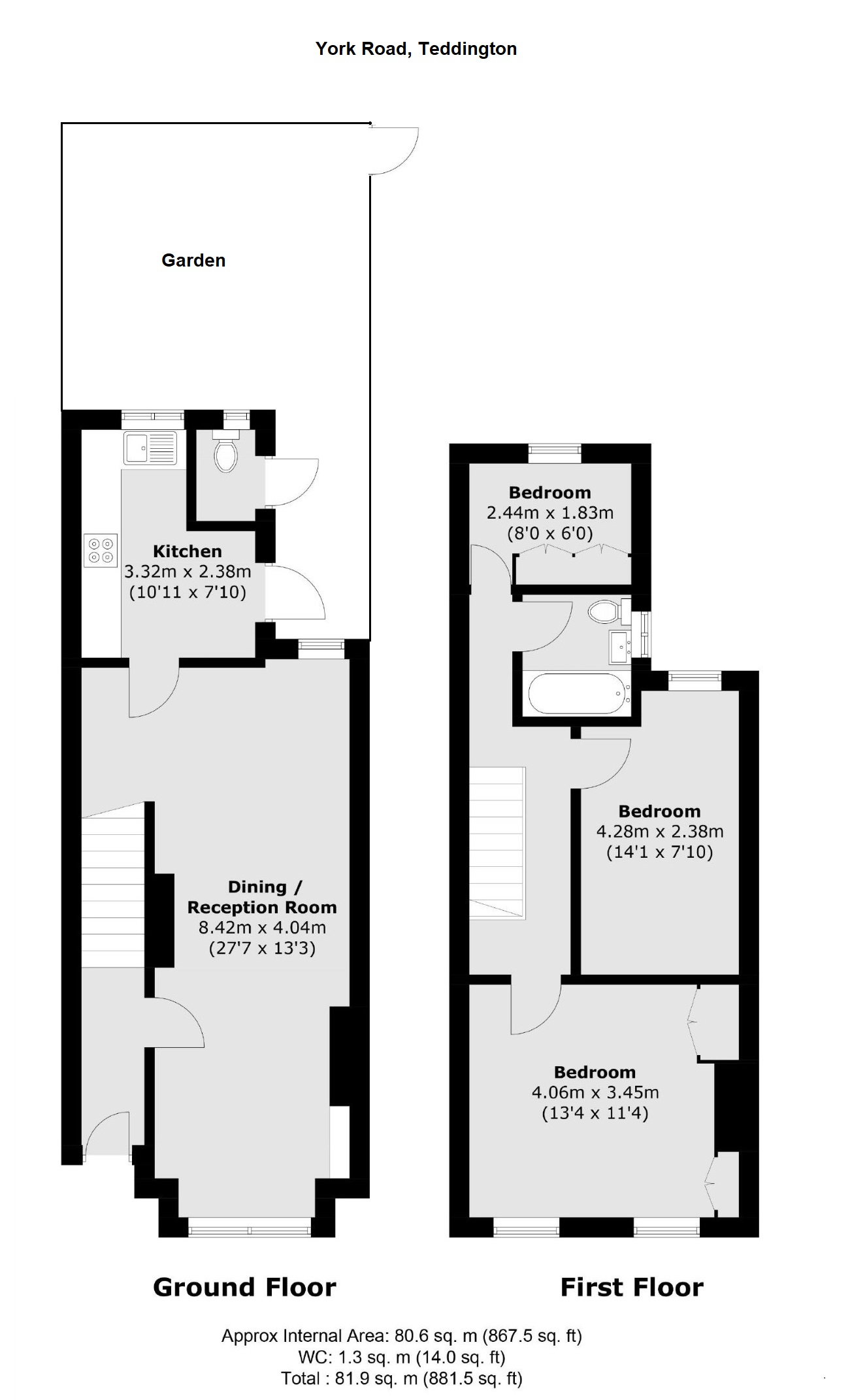 York Road, Teddington floorplan