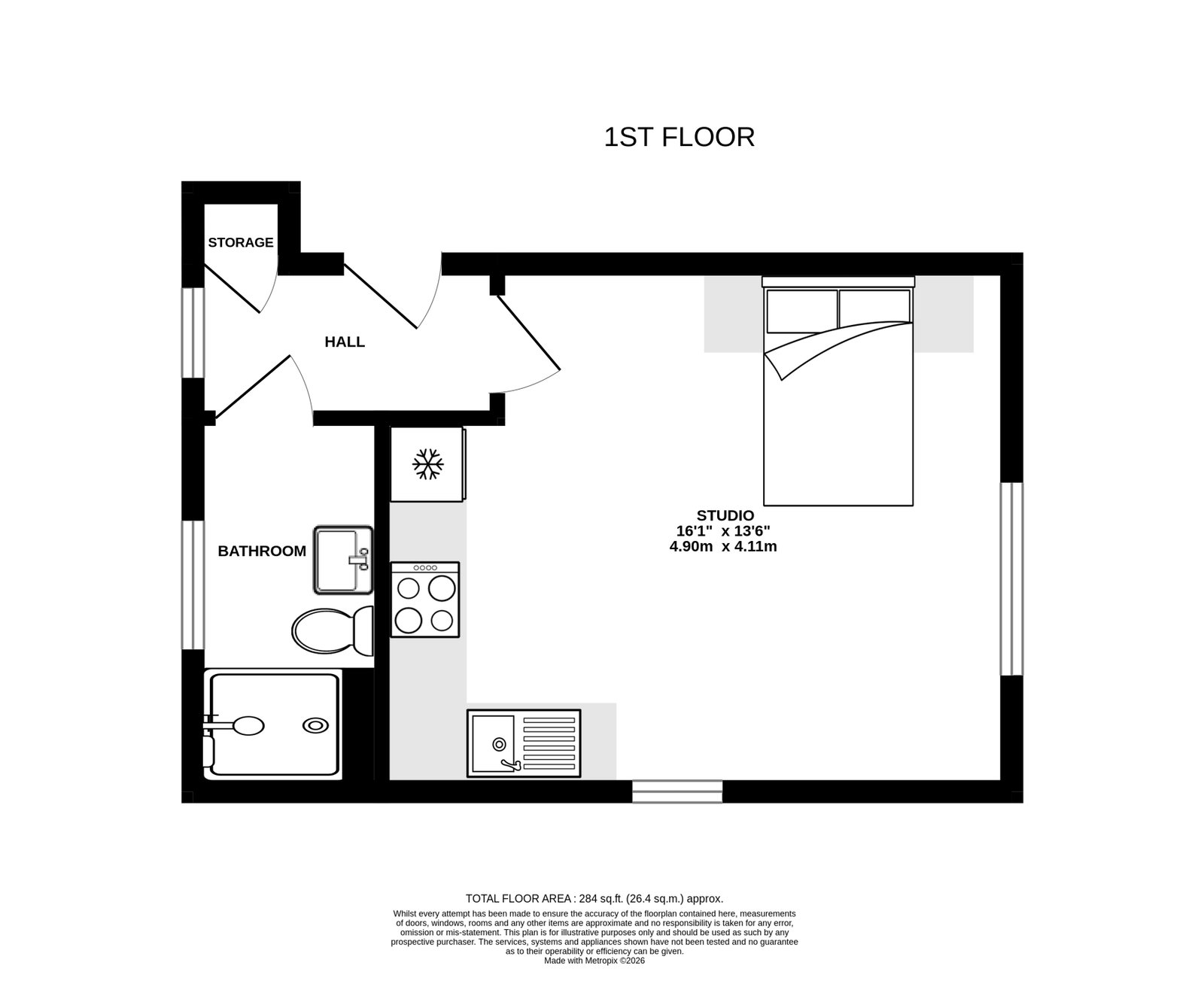 Knights Court,Flat 3, Central Avenue, Hereford floorplan