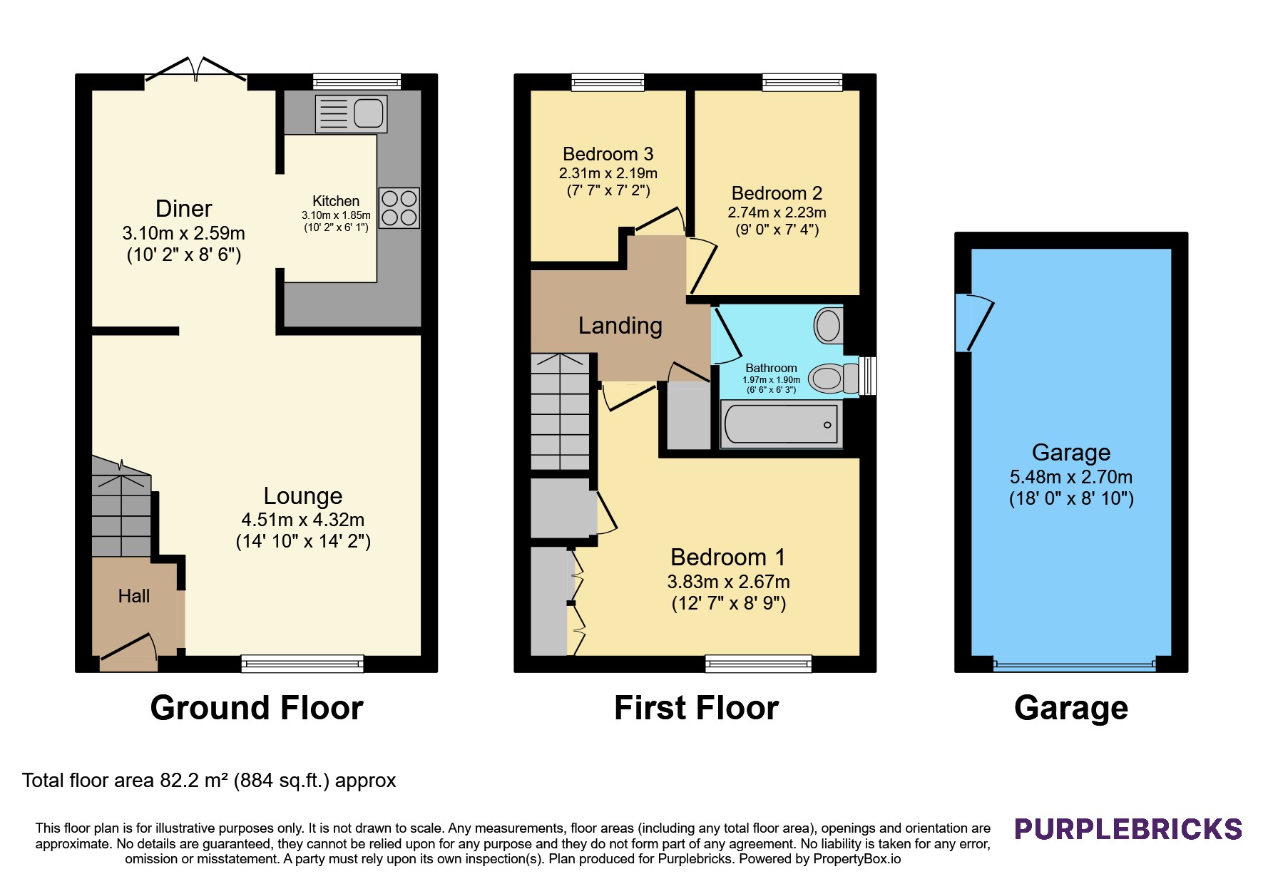 20, Whitebeam Close, Paignton floorplan