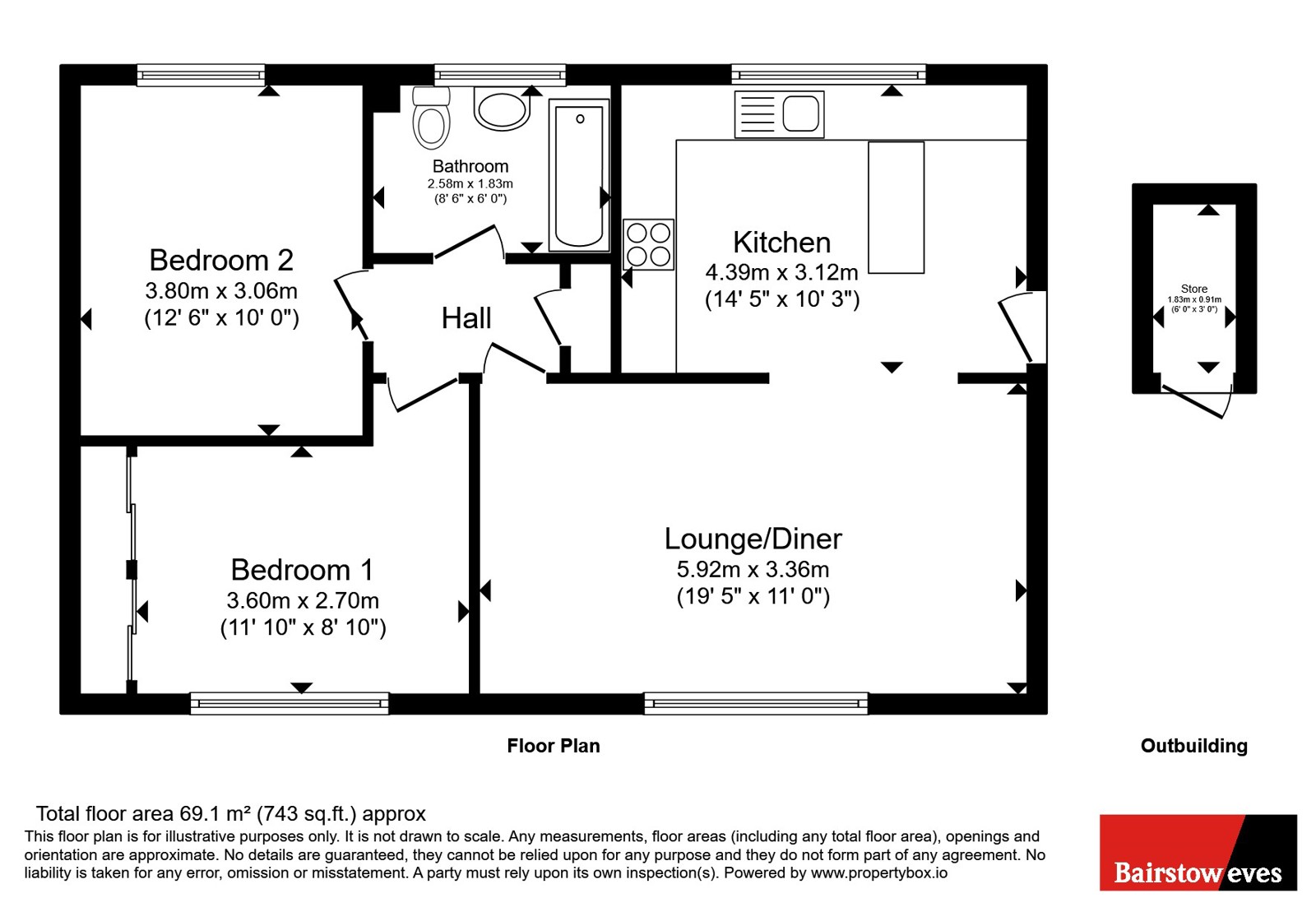 24, Sellars Avenue, Nottingham floorplan