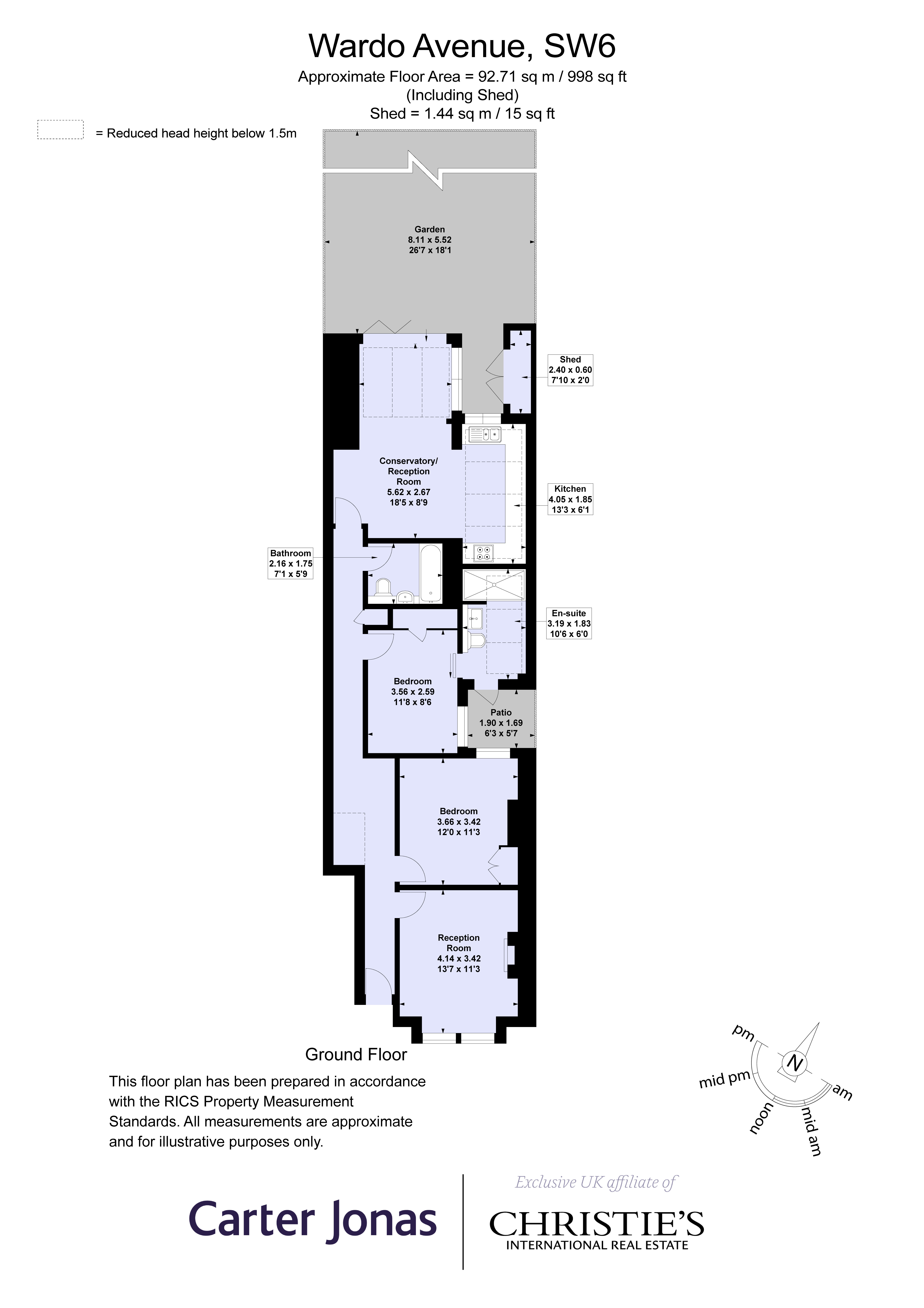 58, Wardo Avenue, London floorplan