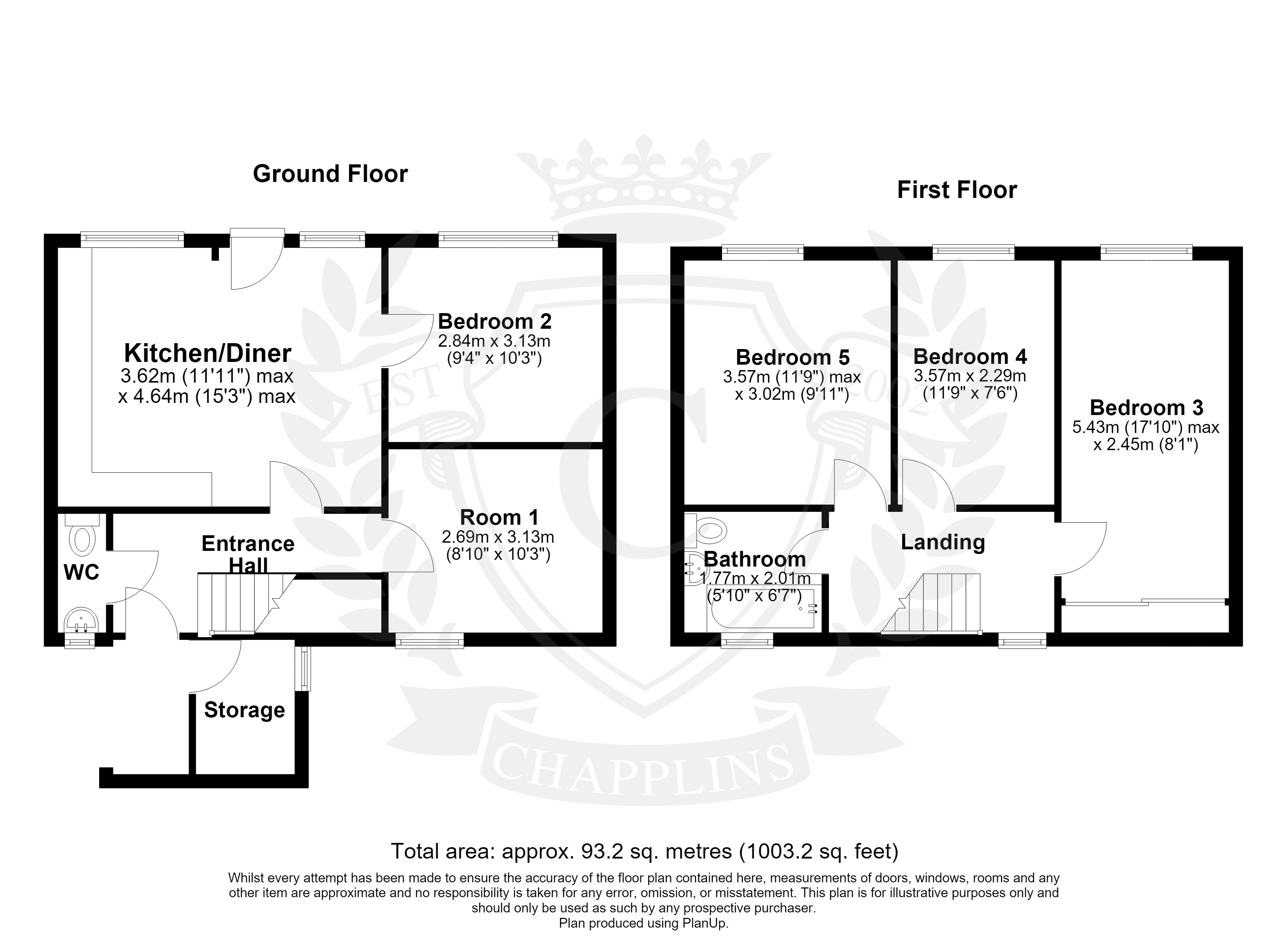 109, Pelican Close, Hampshire floorplan